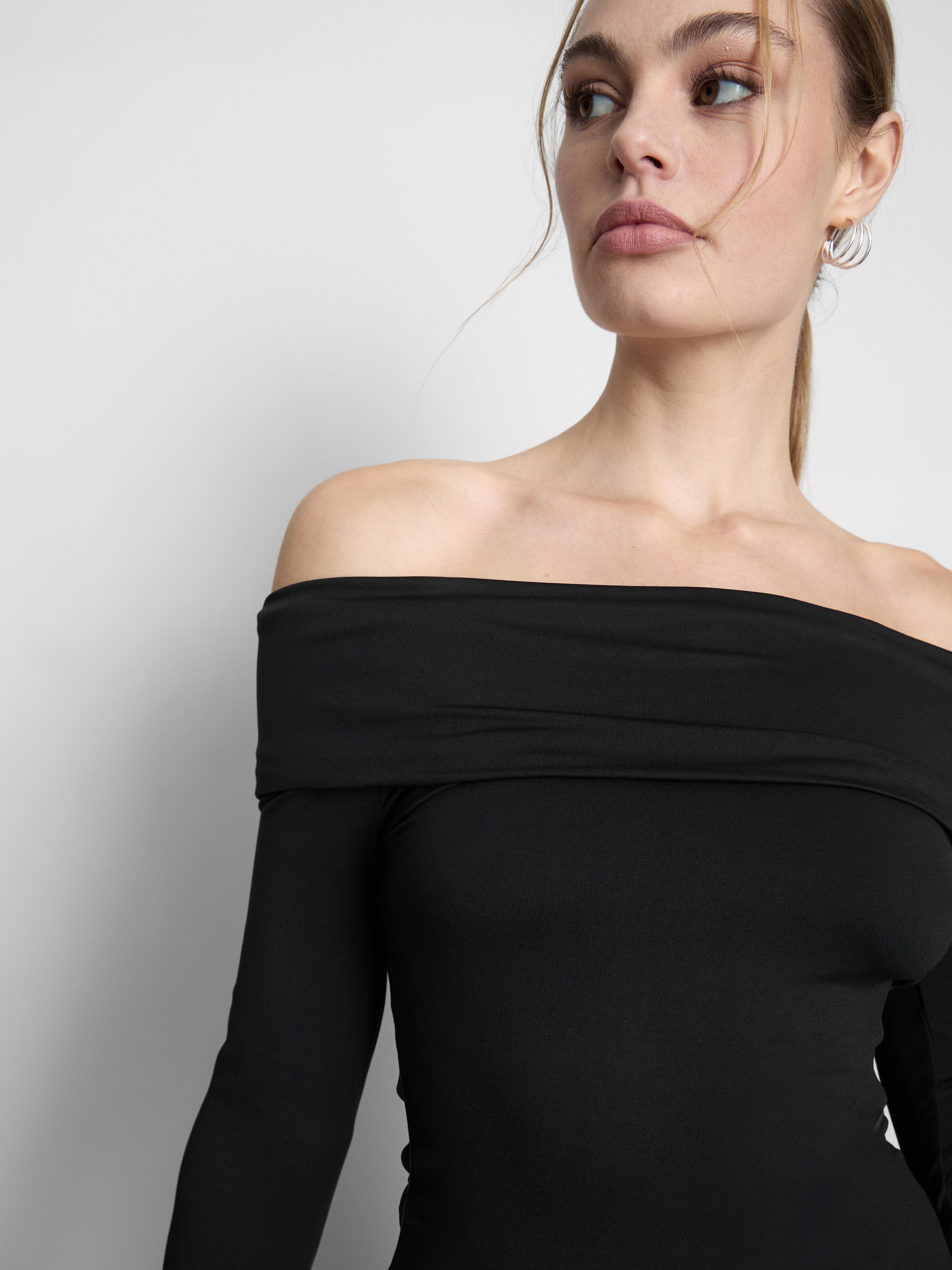 Long Sleeve Bardot Top