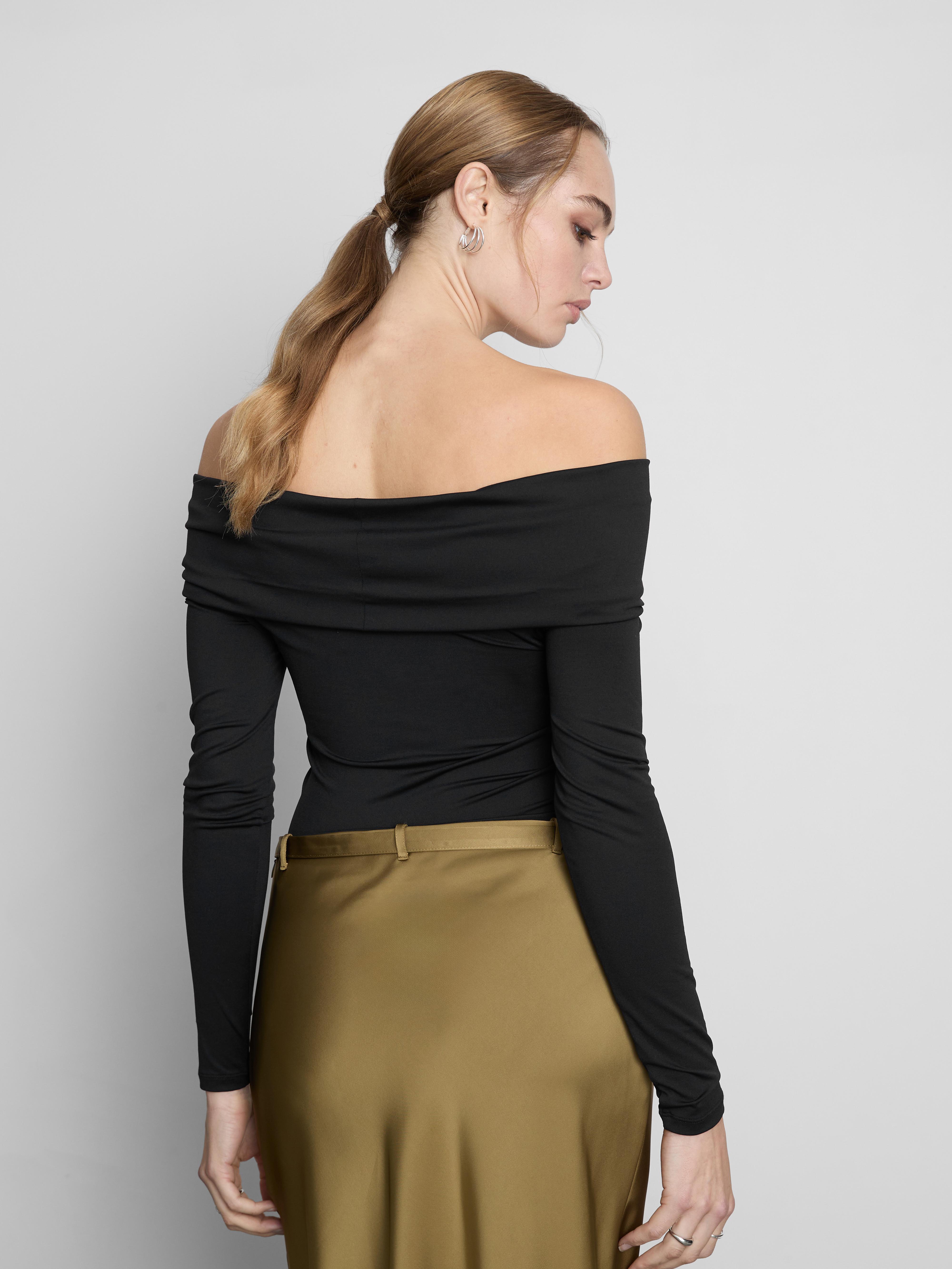 Long Sleeve Bardot Top