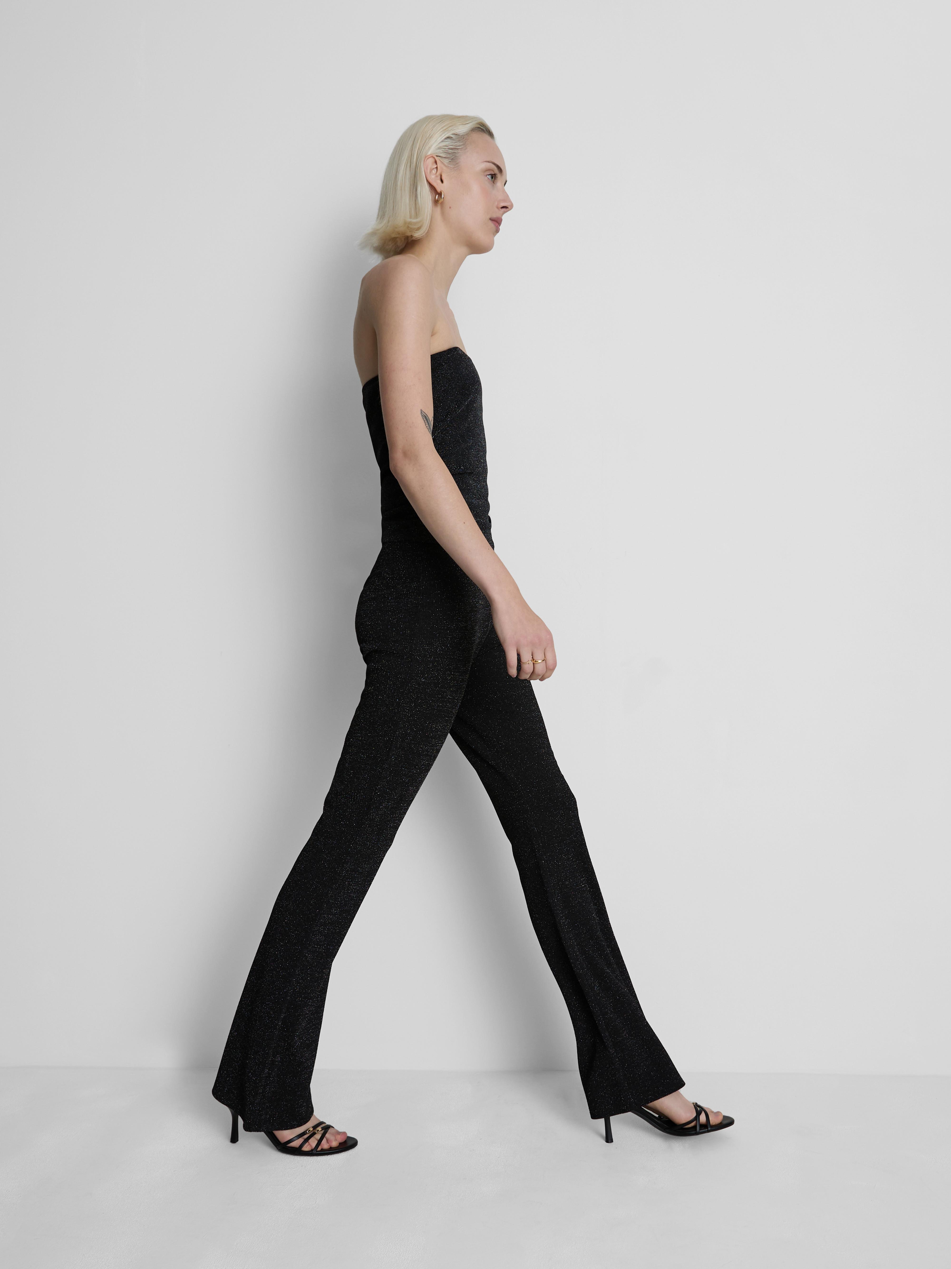 Sparkly Knitted Flare Trousers