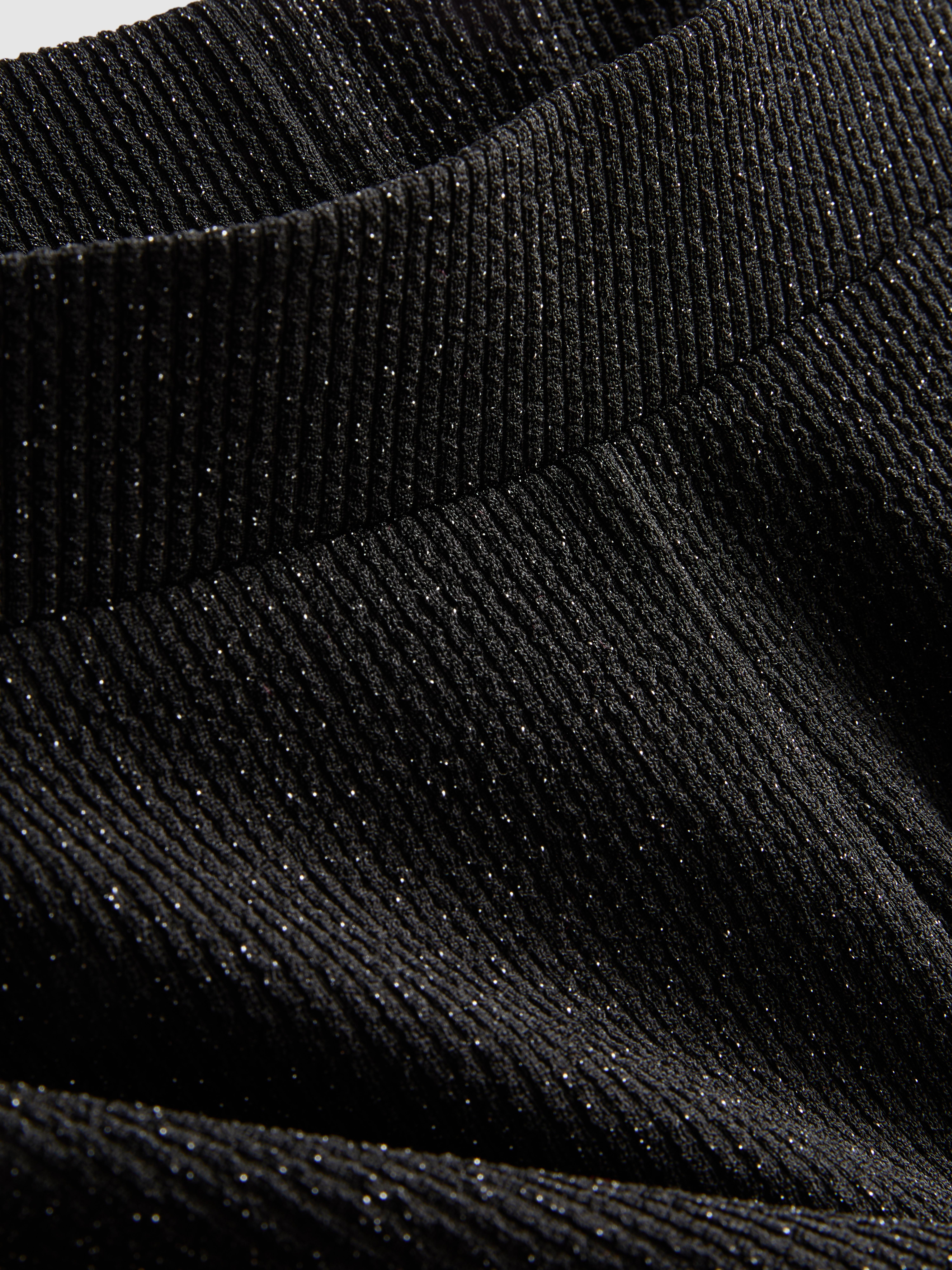 Sparkly Knitted Flare Trousers