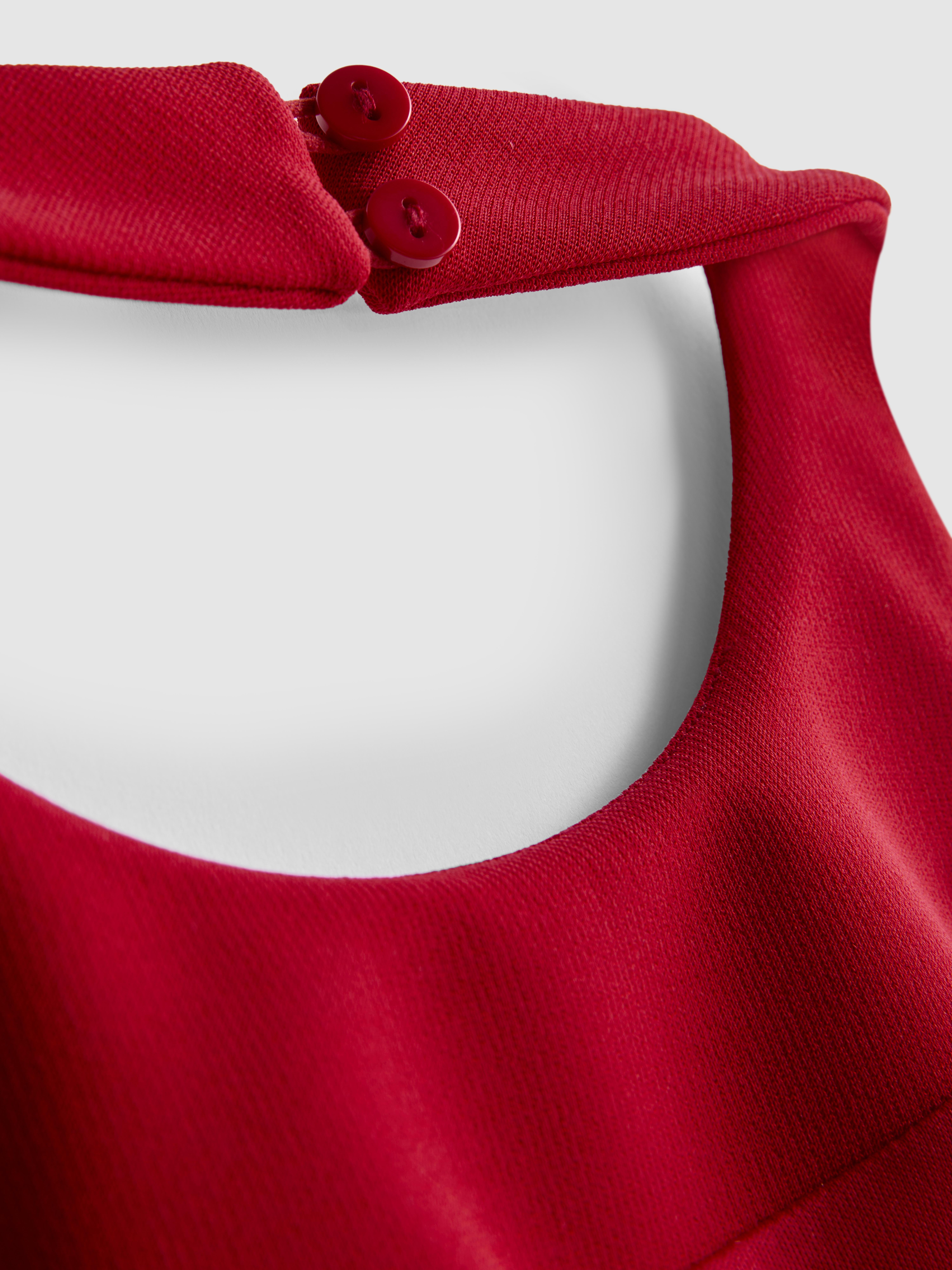 Halter Neck Peplum Top