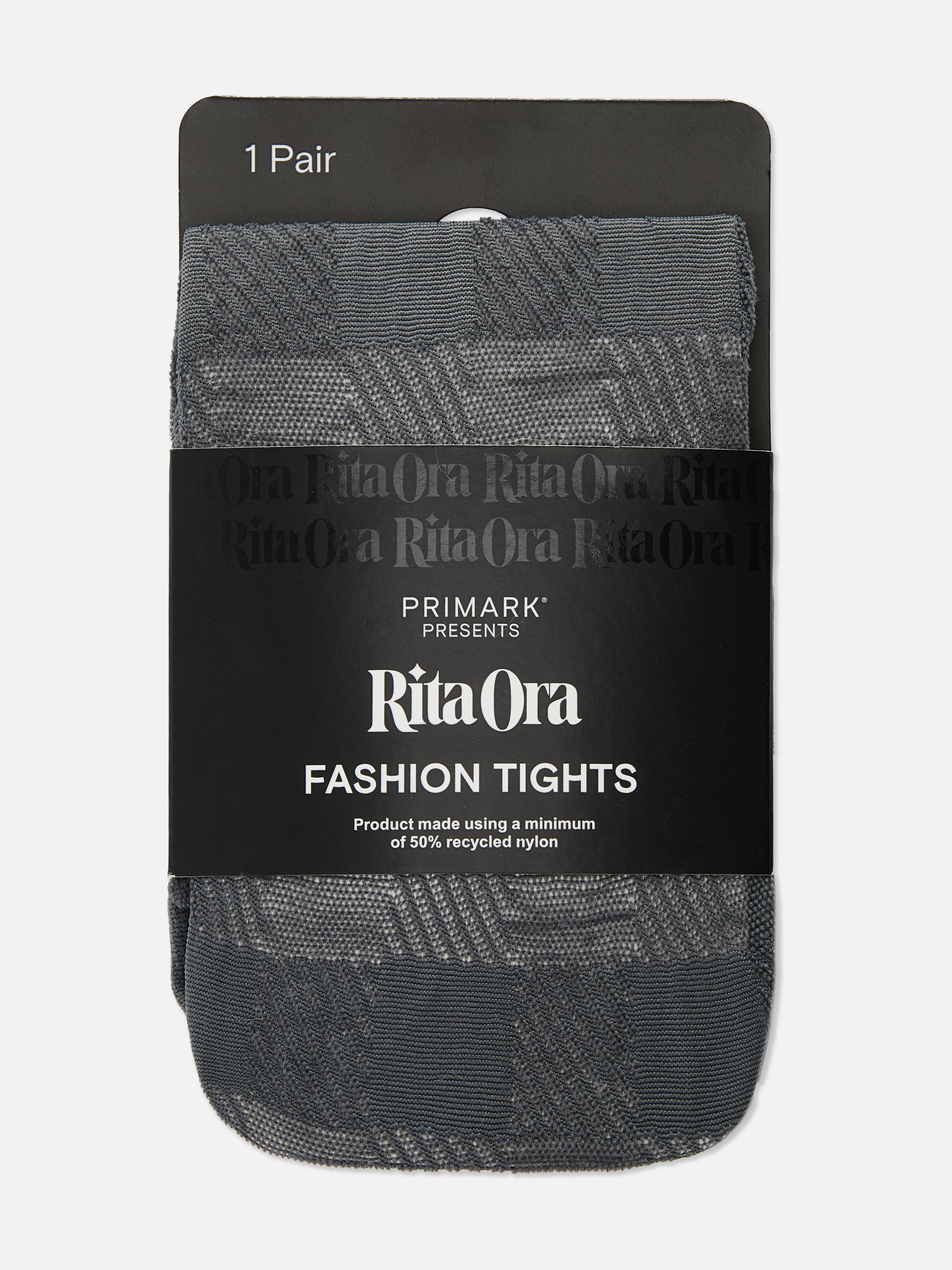1 paire de collants à carreaux Rita Ora