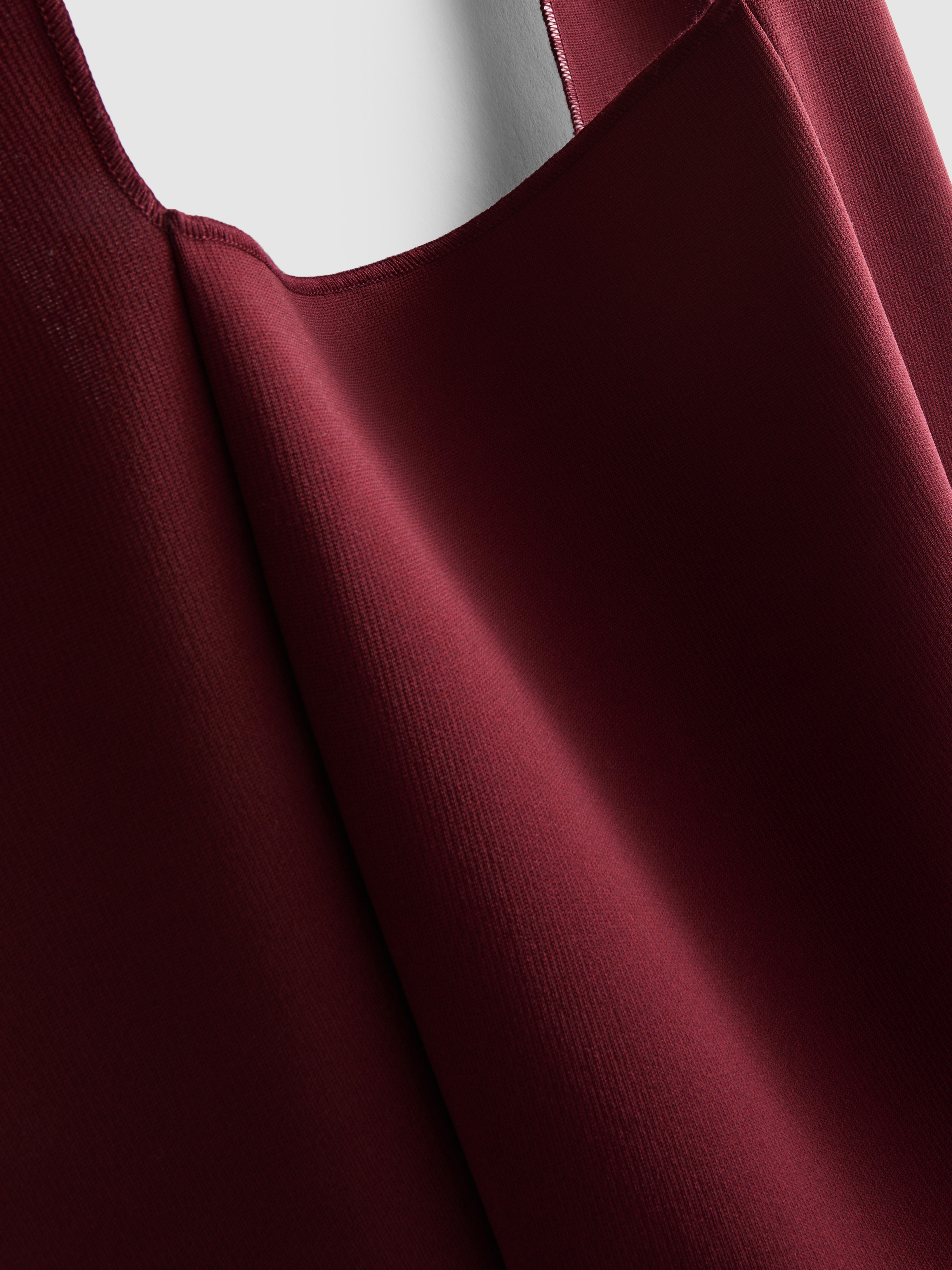 Top peplum gola quadrada