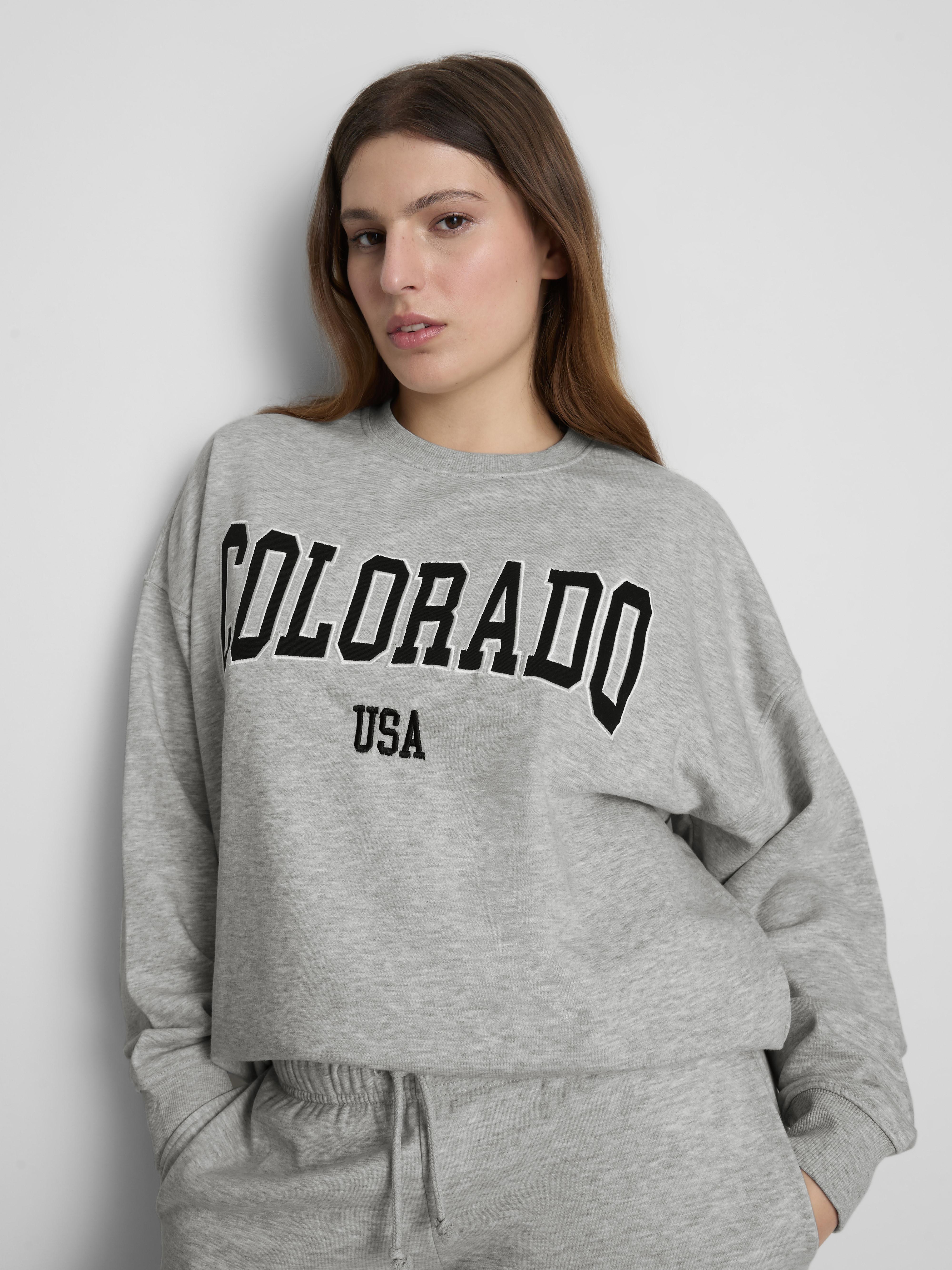 Katoenrijk oversized sweatshirt Colorado