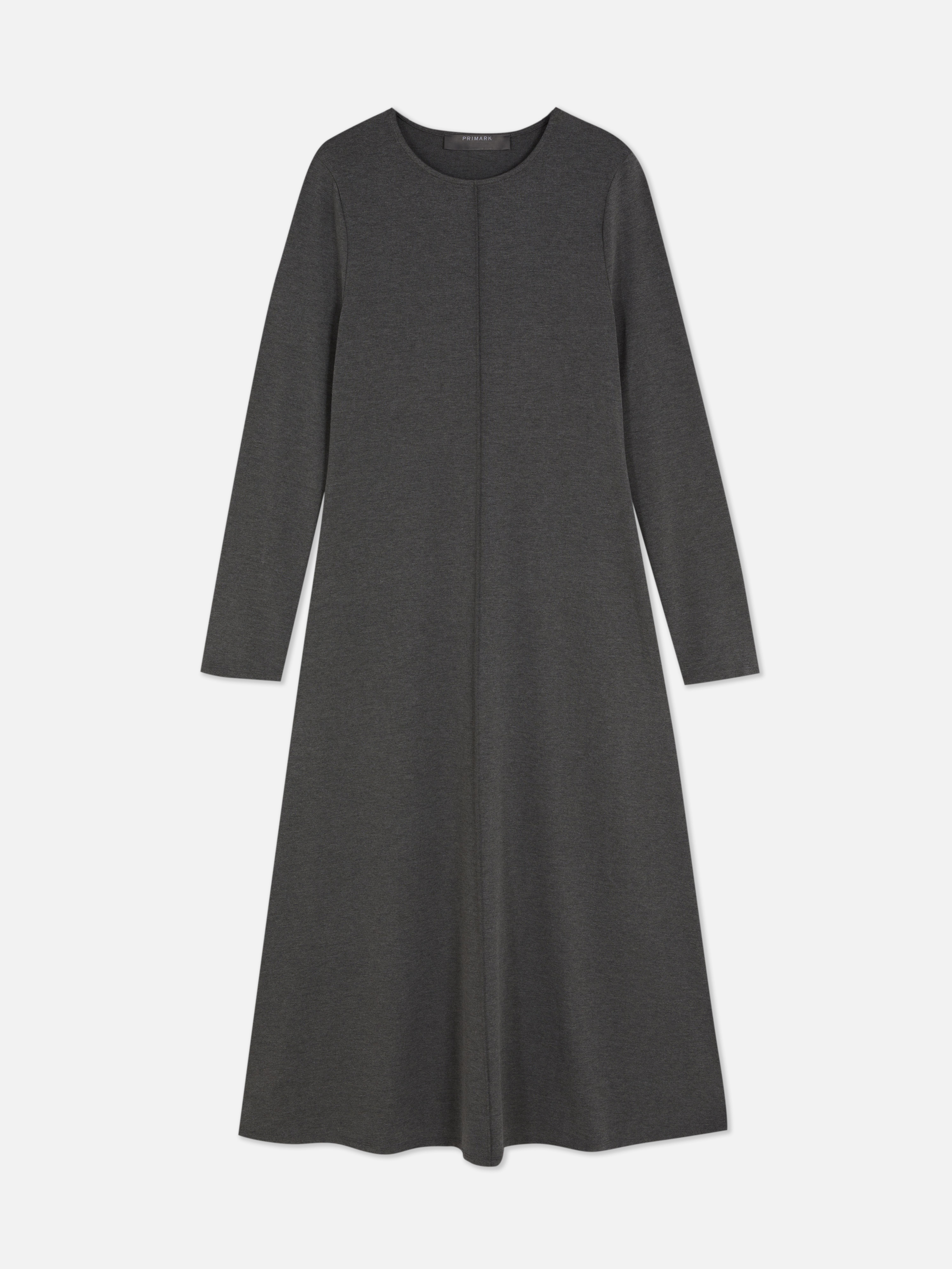 Vestido midi con costura vertical, Paula Echevarría