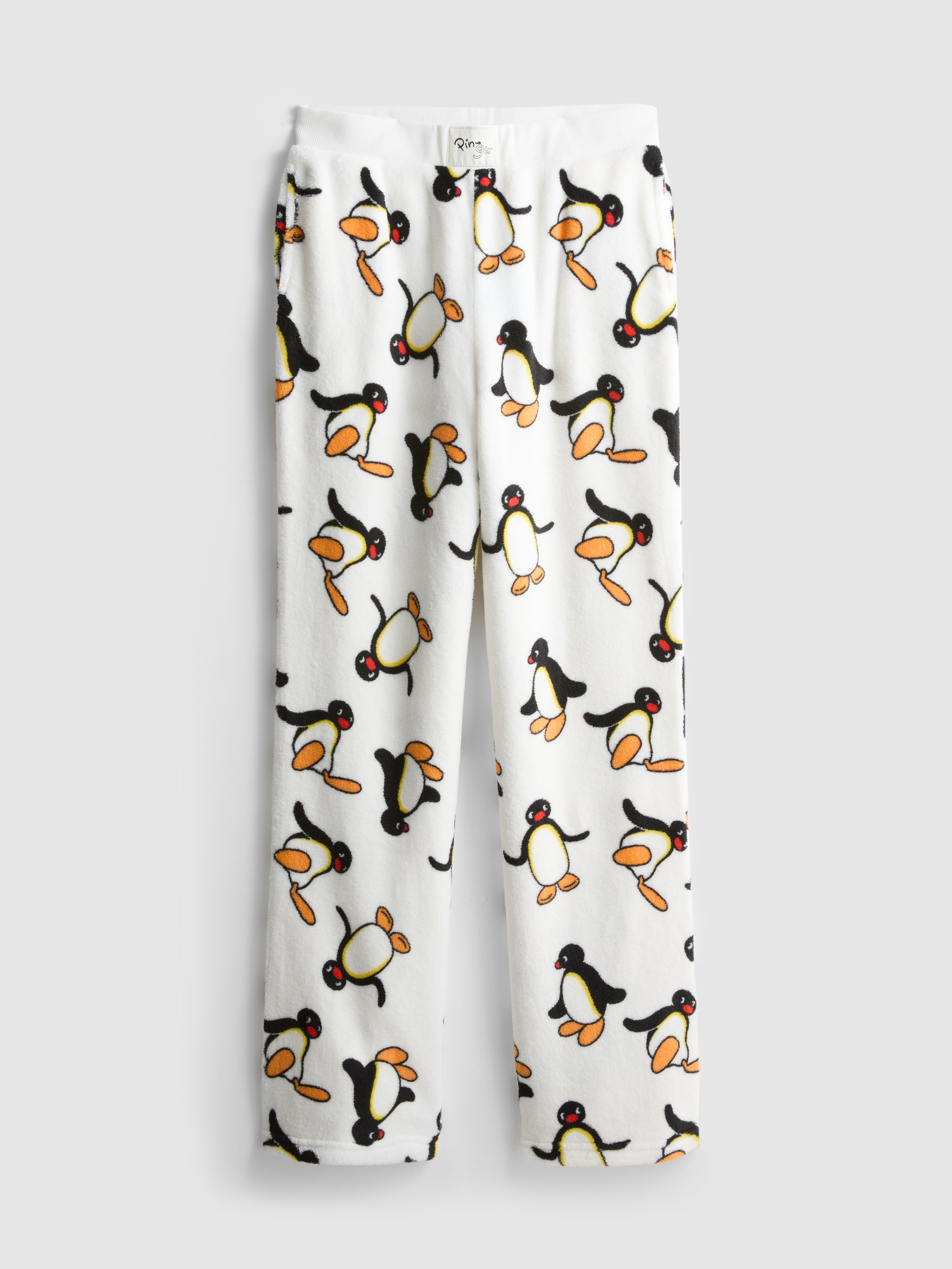 Pingu Plush Pajama Bottoms