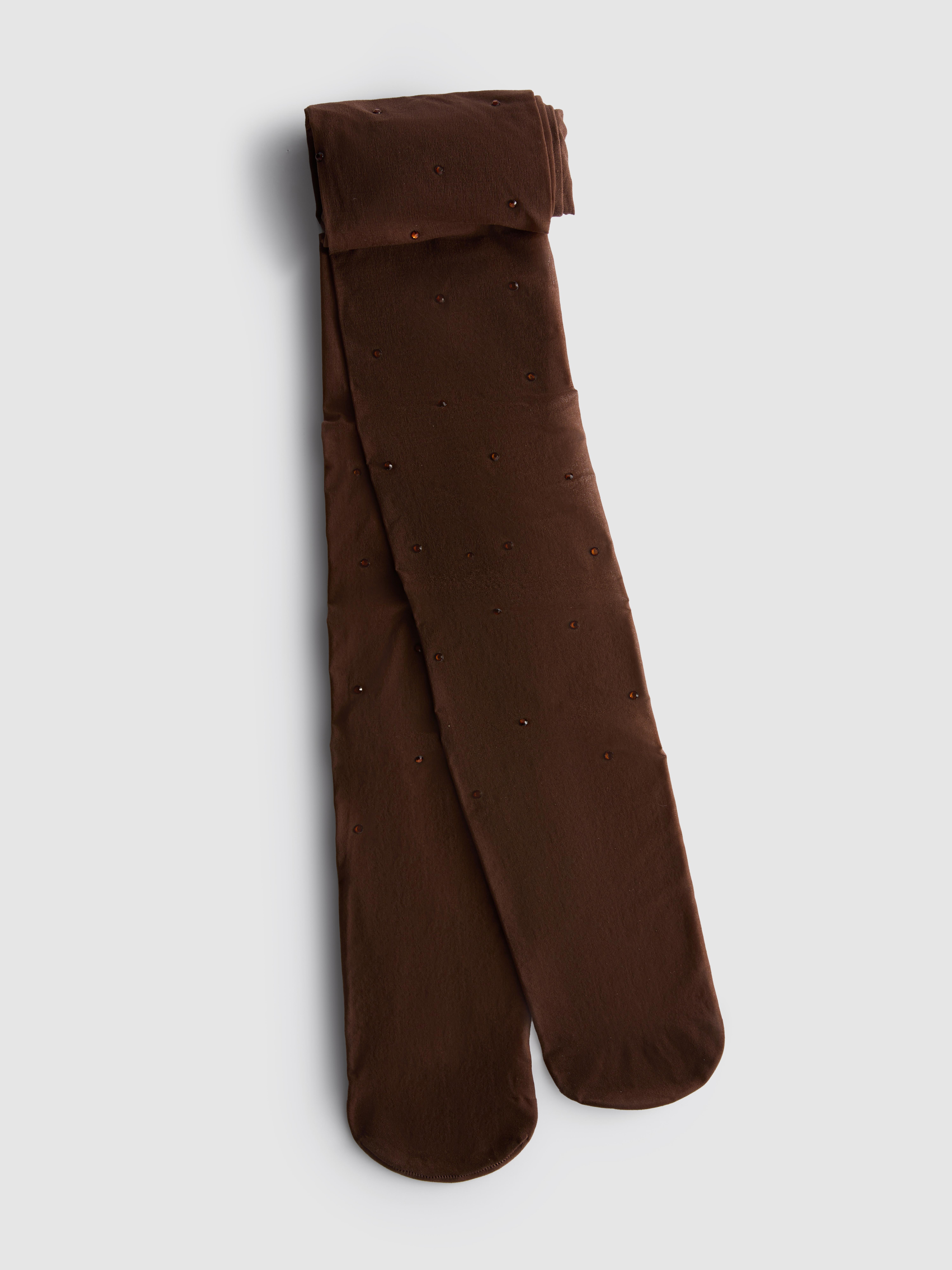 1pk Diamanté Tights