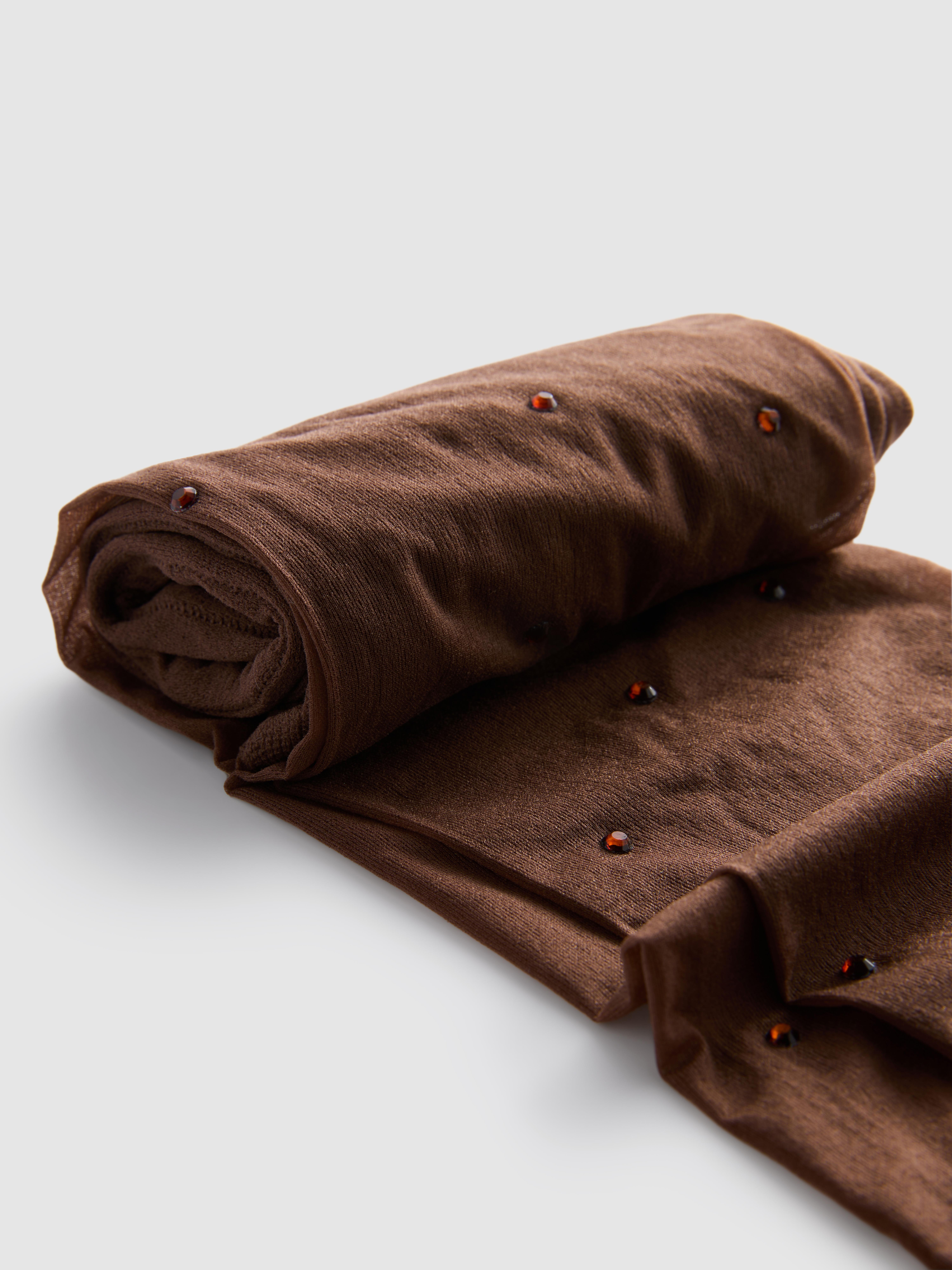 1pk Diamanté Tights