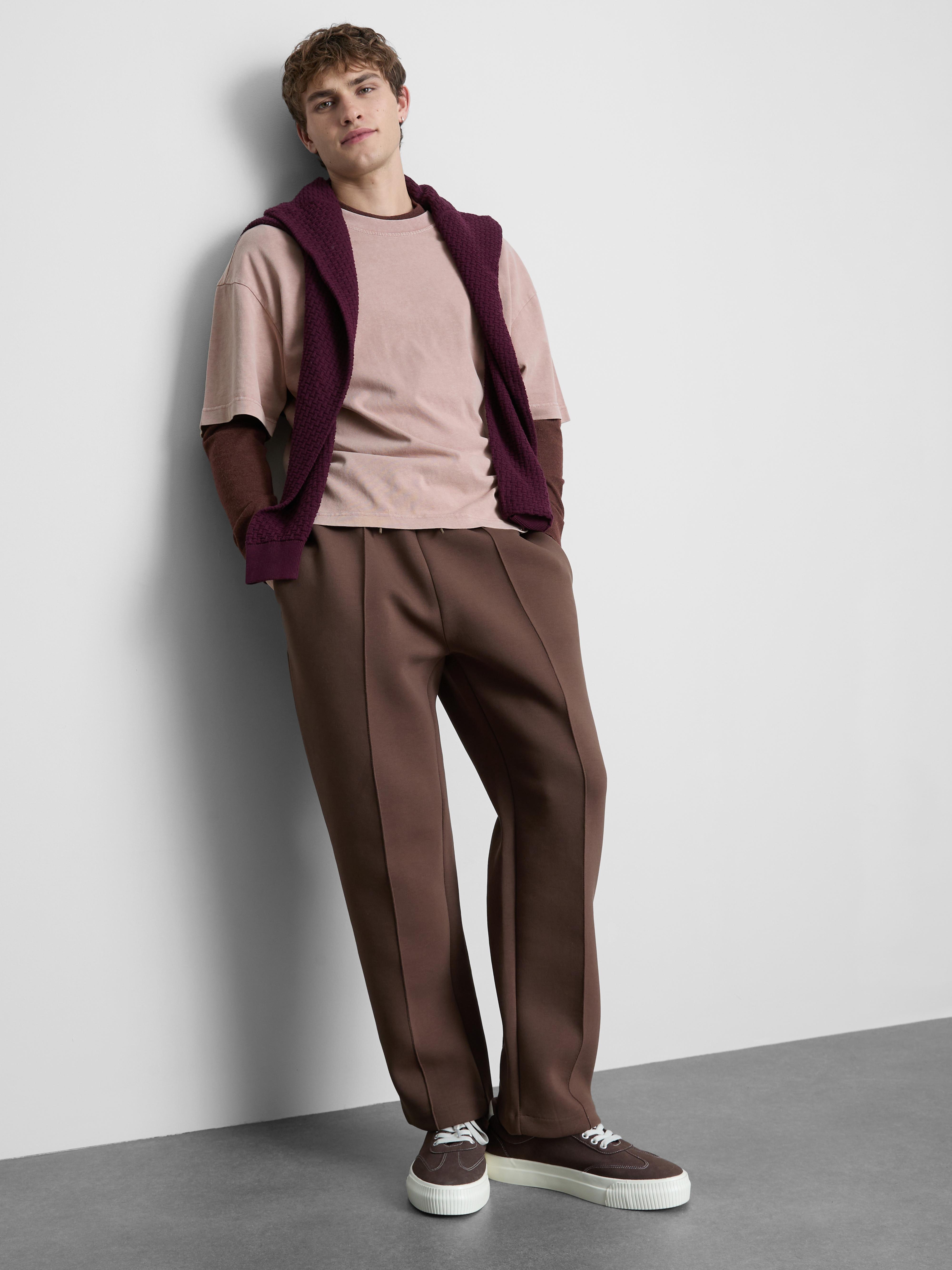 Verwassen T-shirt met korte mouwen