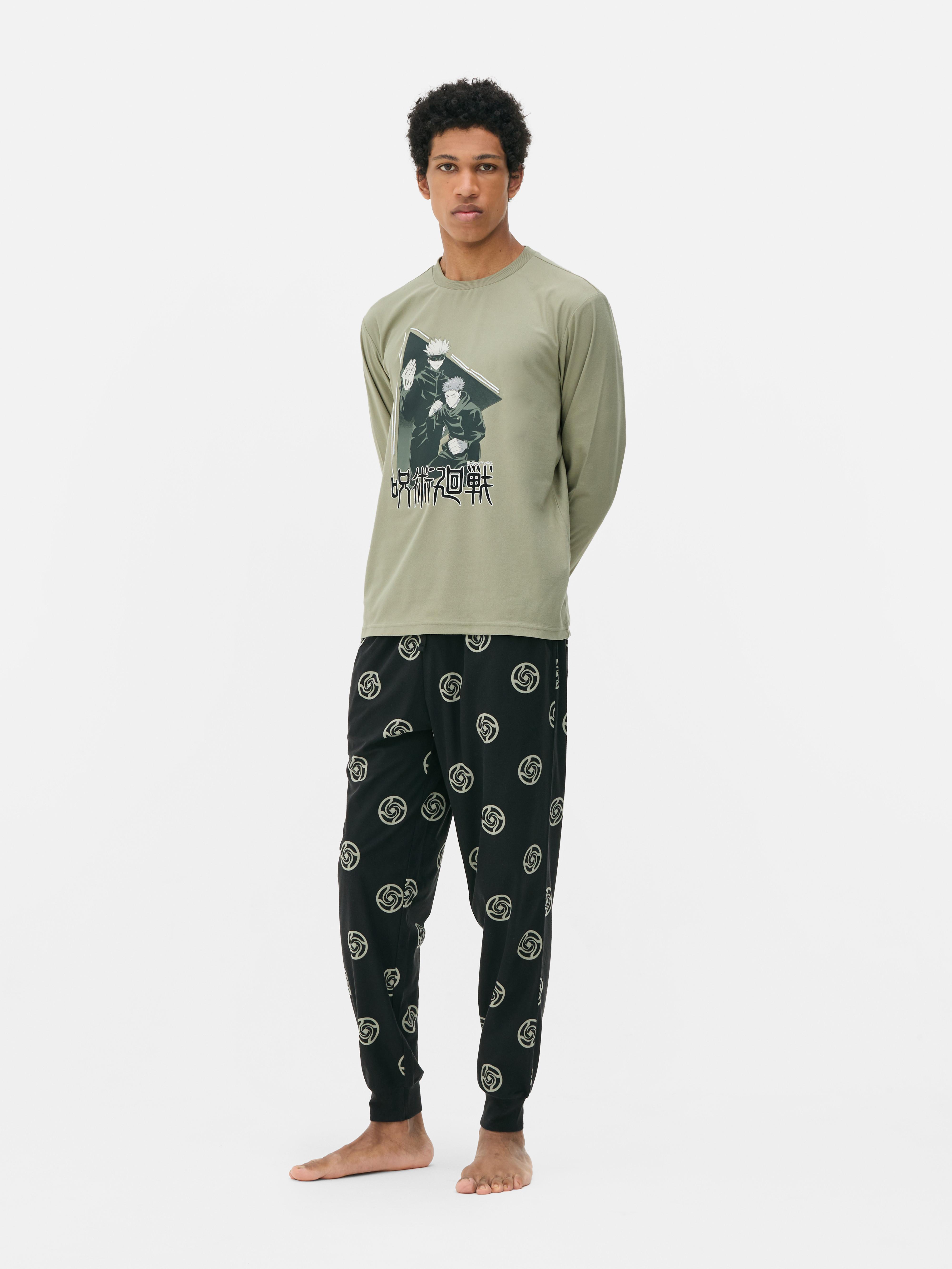 Men's Multi Jujutsu Kaisen Long Pajamas