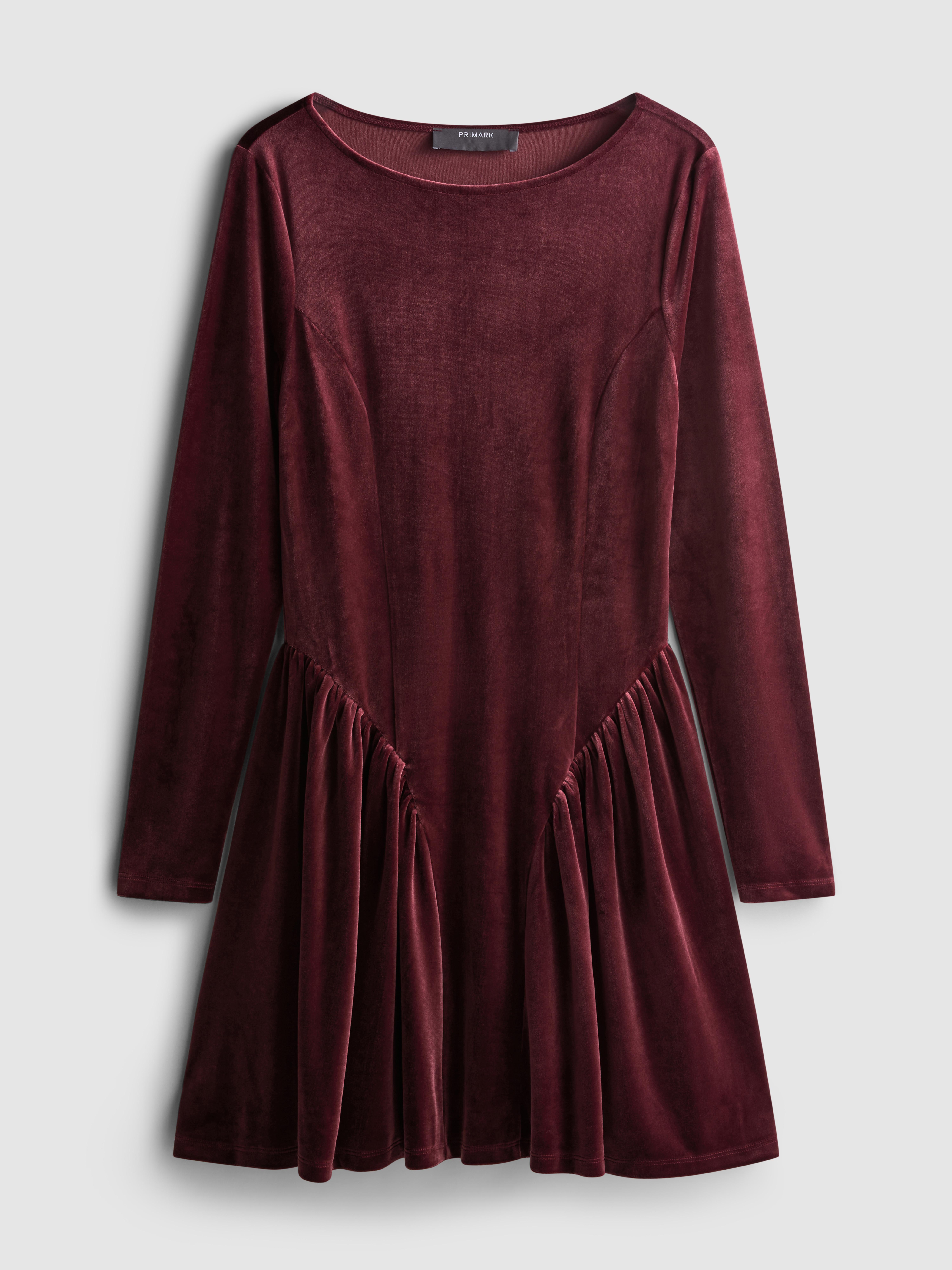 Robe patineuse de Noël en velours