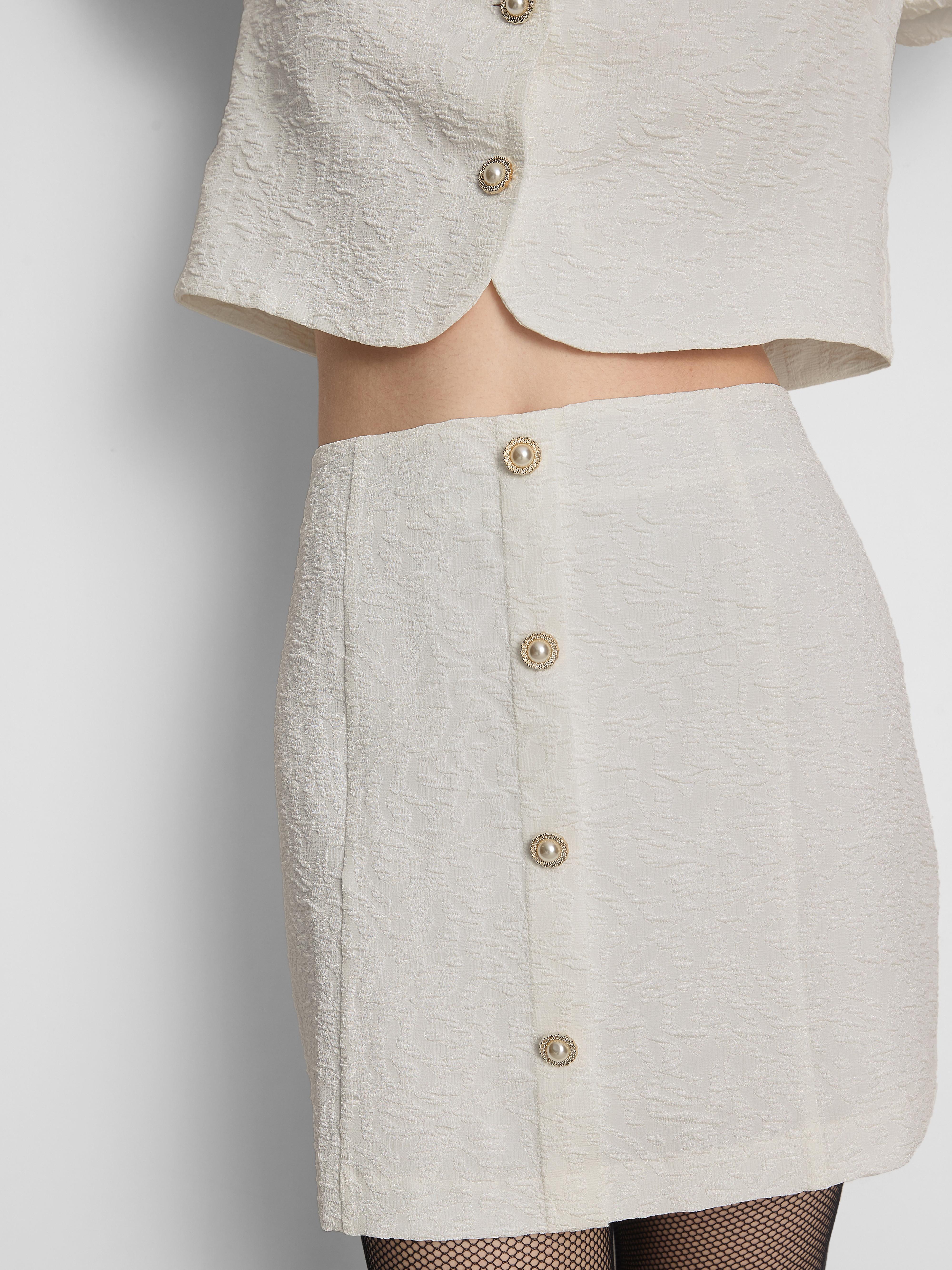 Minigonna jacquard