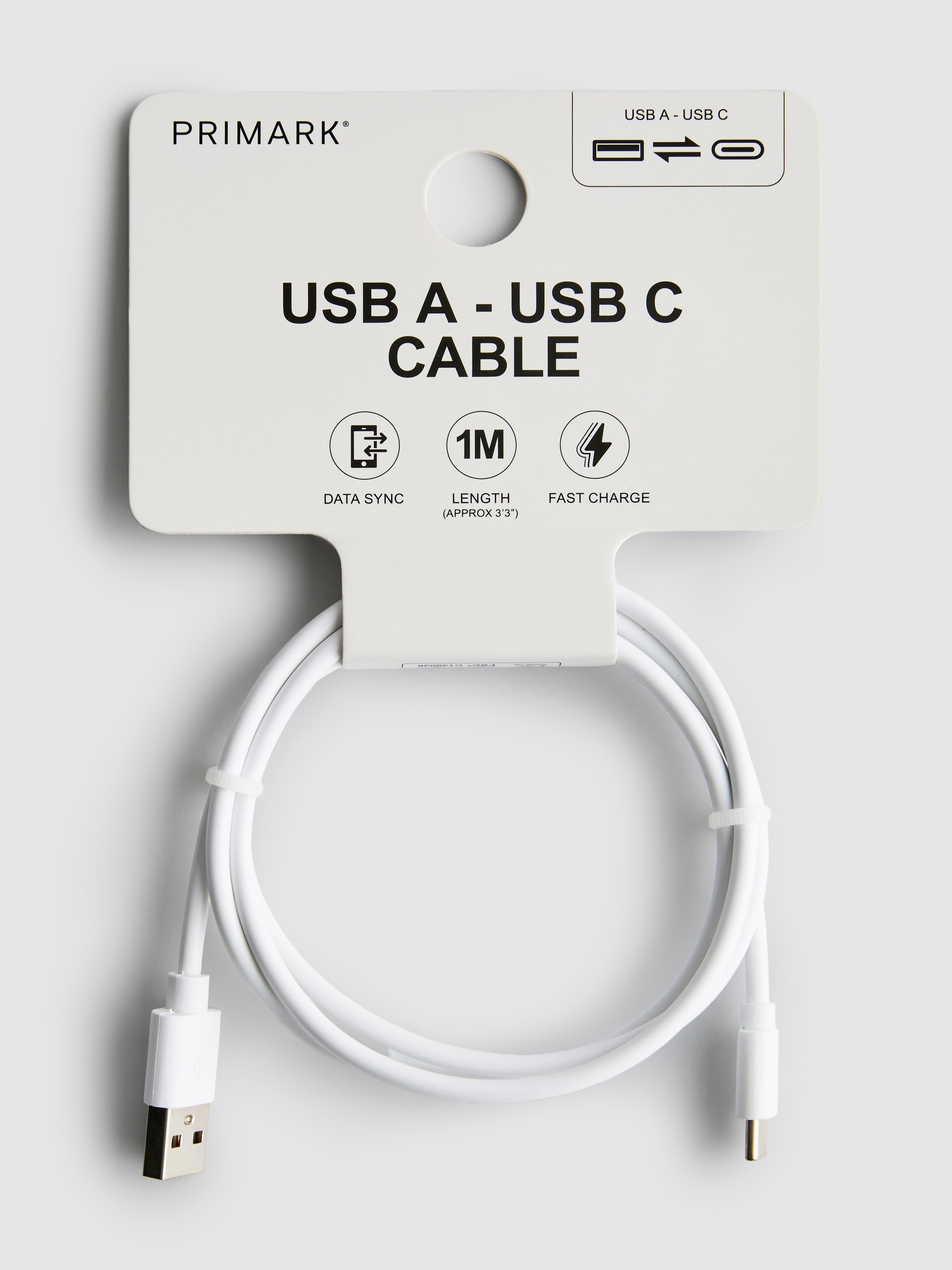Câble USB-A vers USB-C 1 m