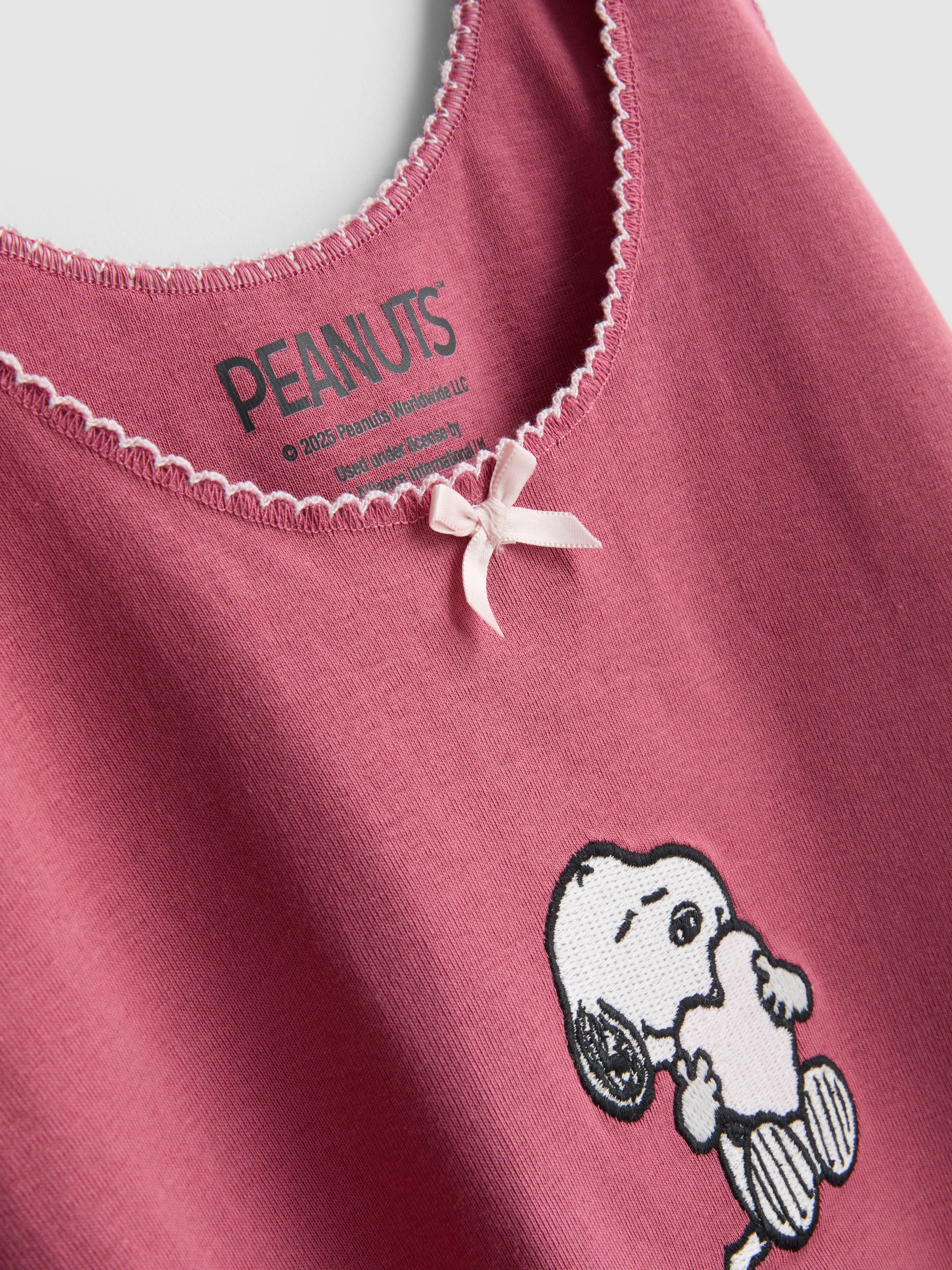 Snoopy Cotton Graphic Shorty Pyjamas