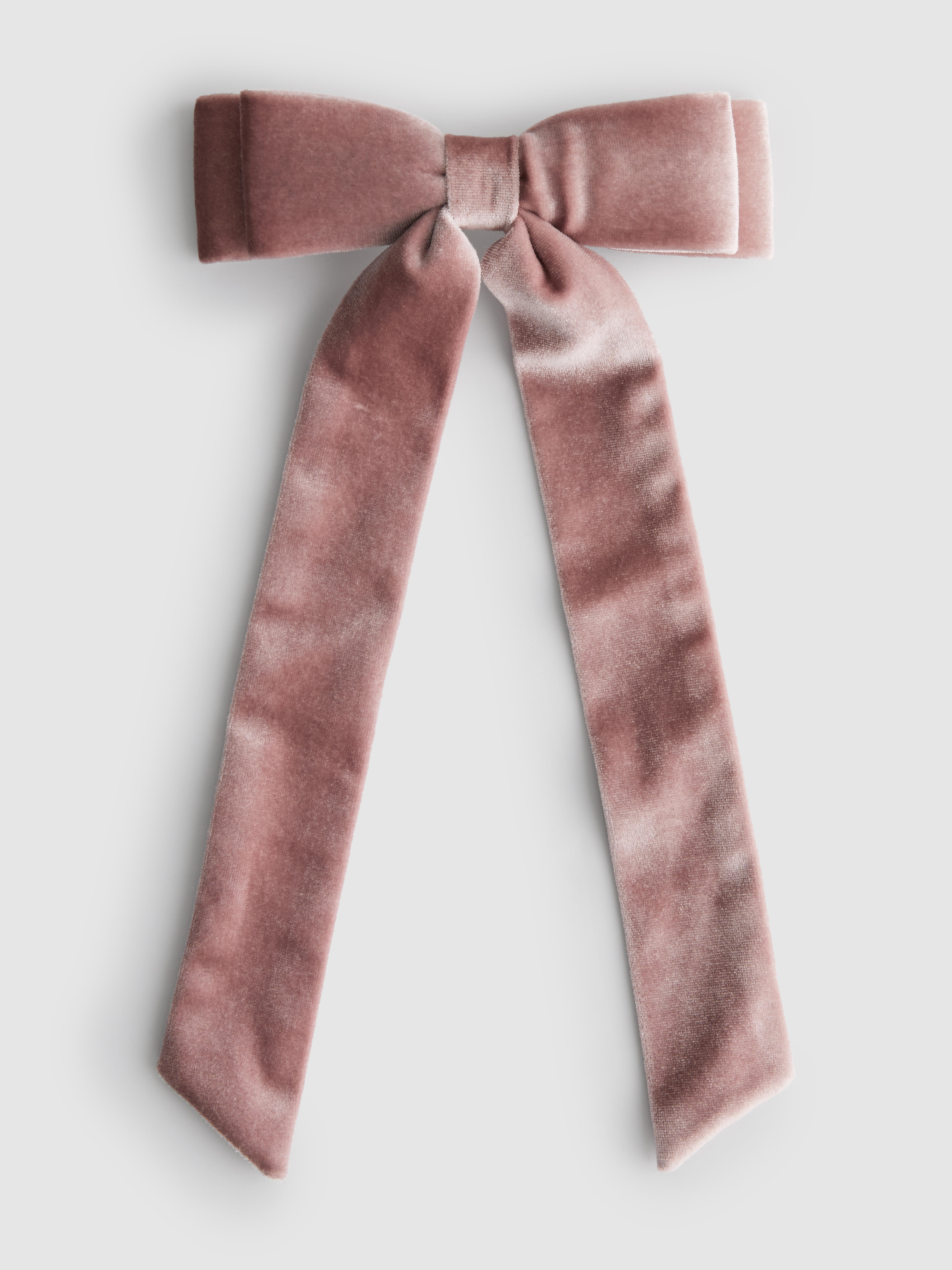 Velvet Hair Bow Clip