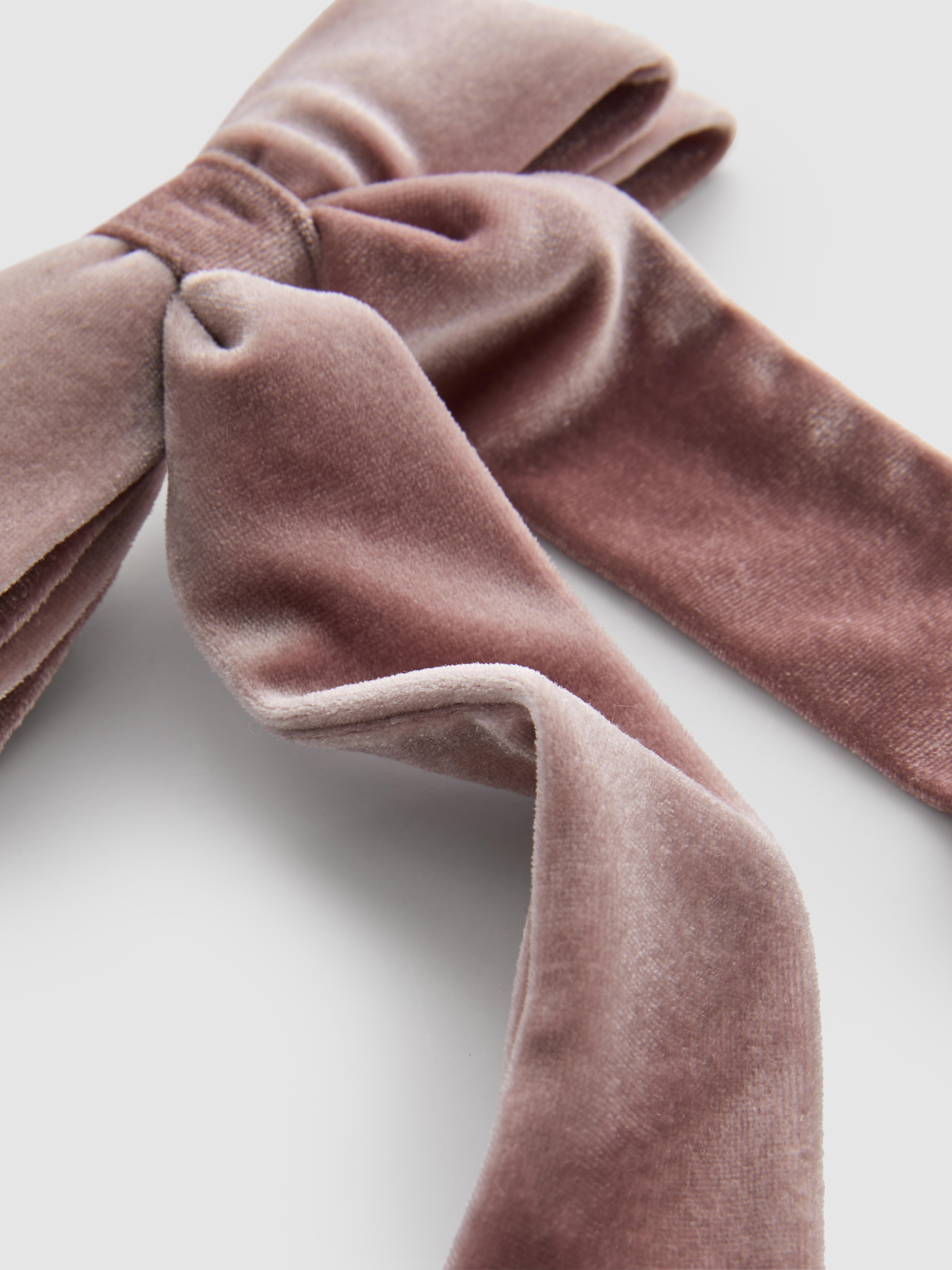 Velvet Hair Bow Clip