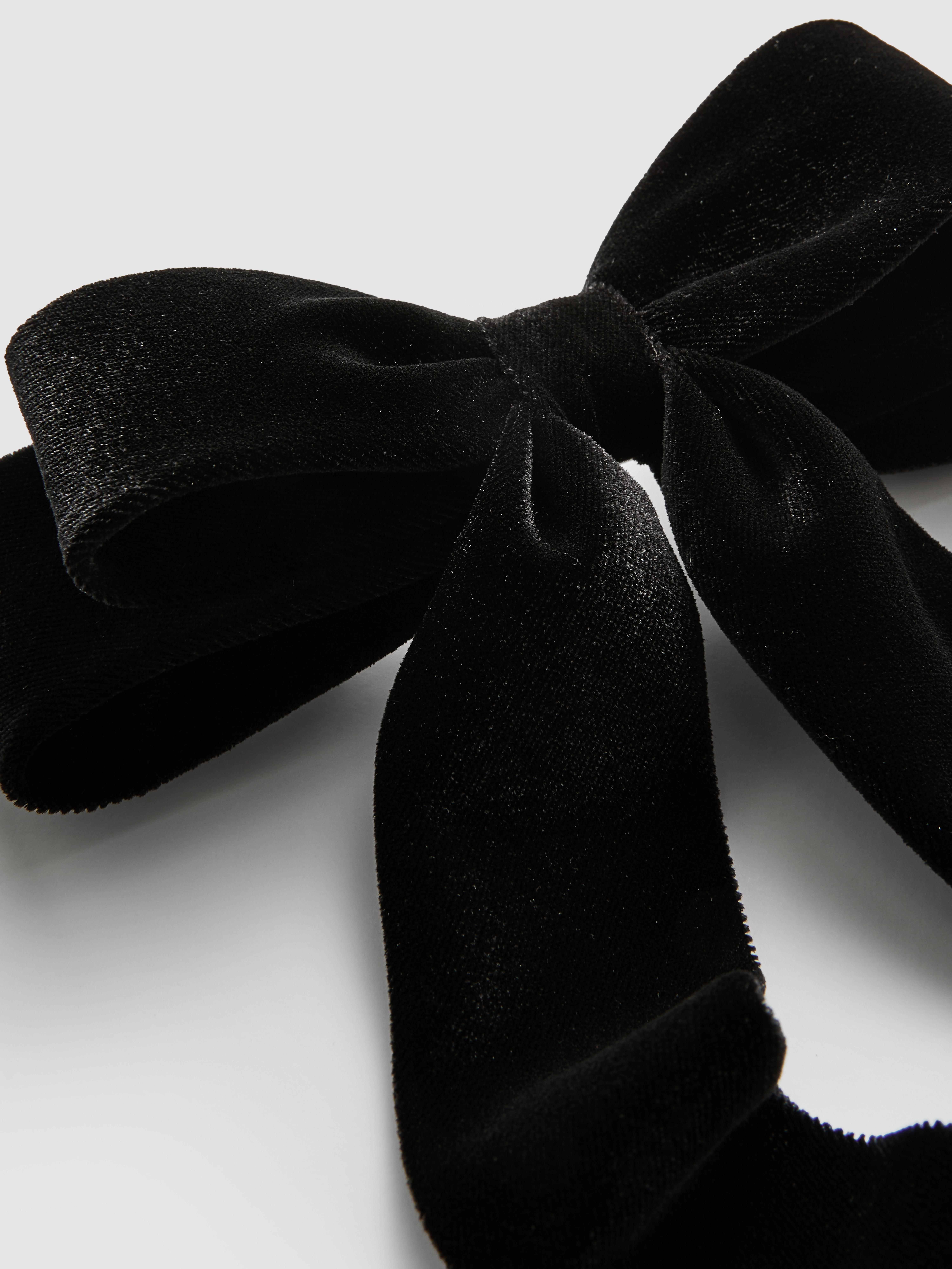 Velvet Hair Bow Clip