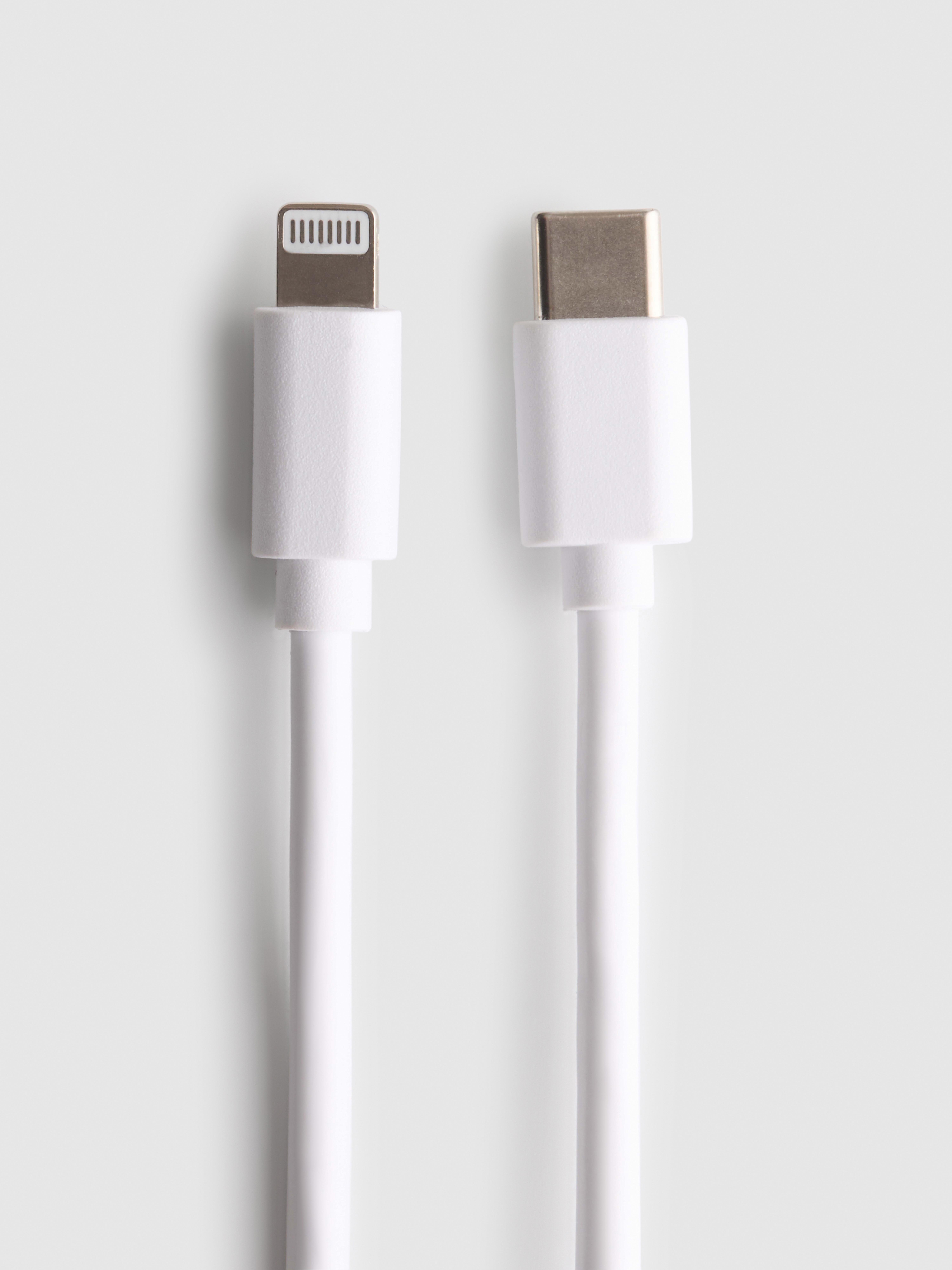 2m USB-C To Lightning Cable White