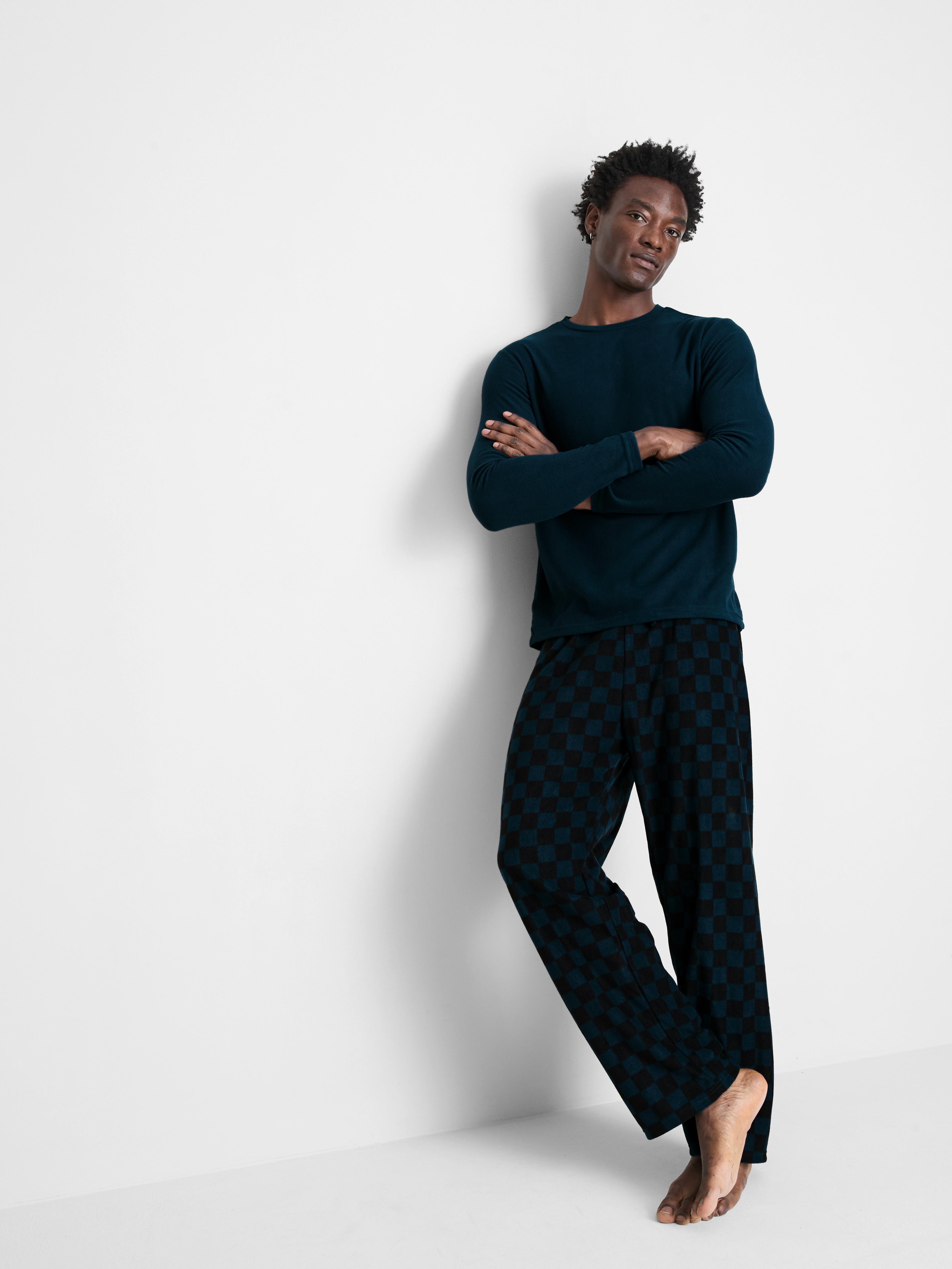 Pijama largo estampado