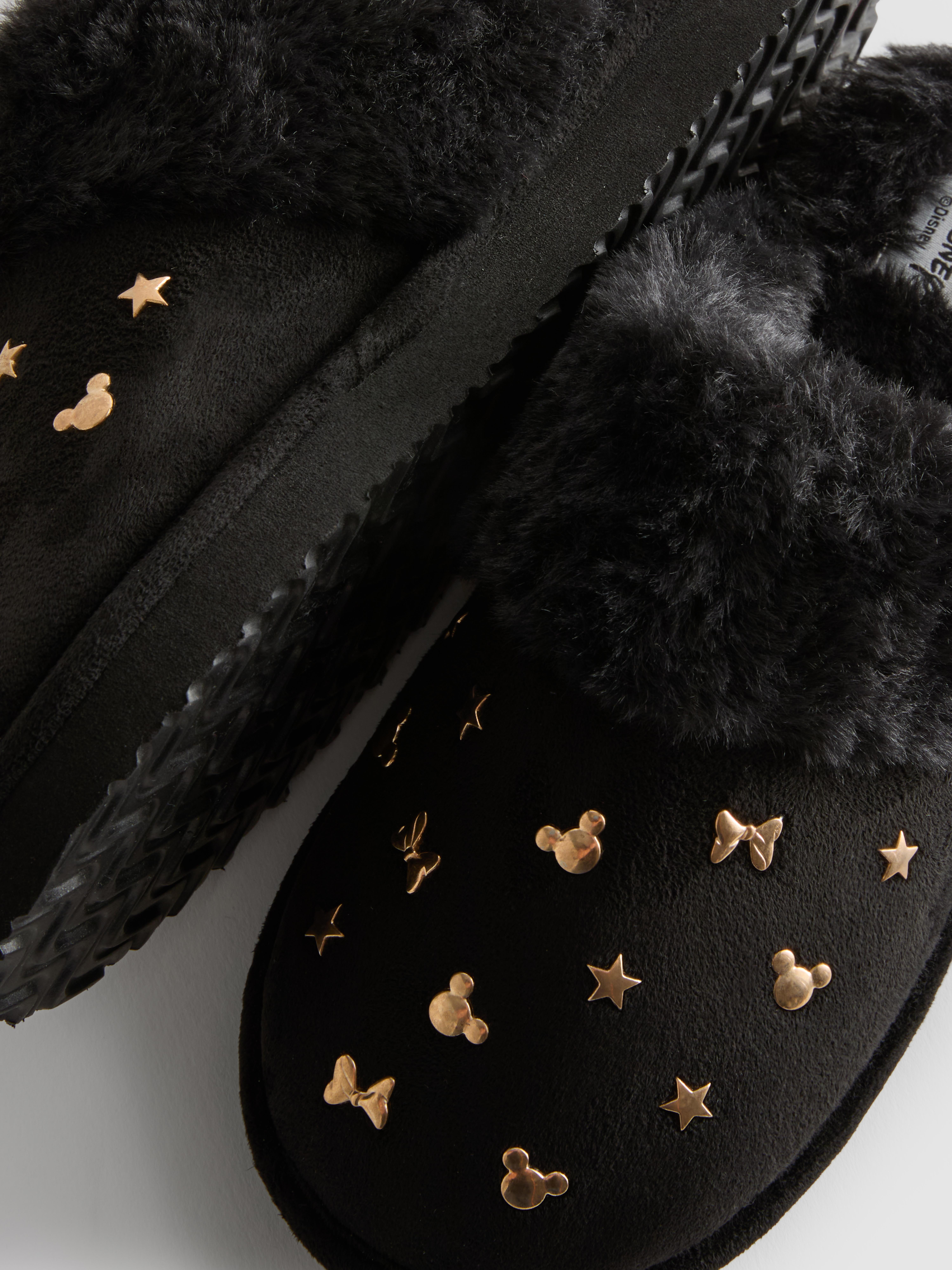 Disney’s Minnie Mouse Studded Mule Slippers