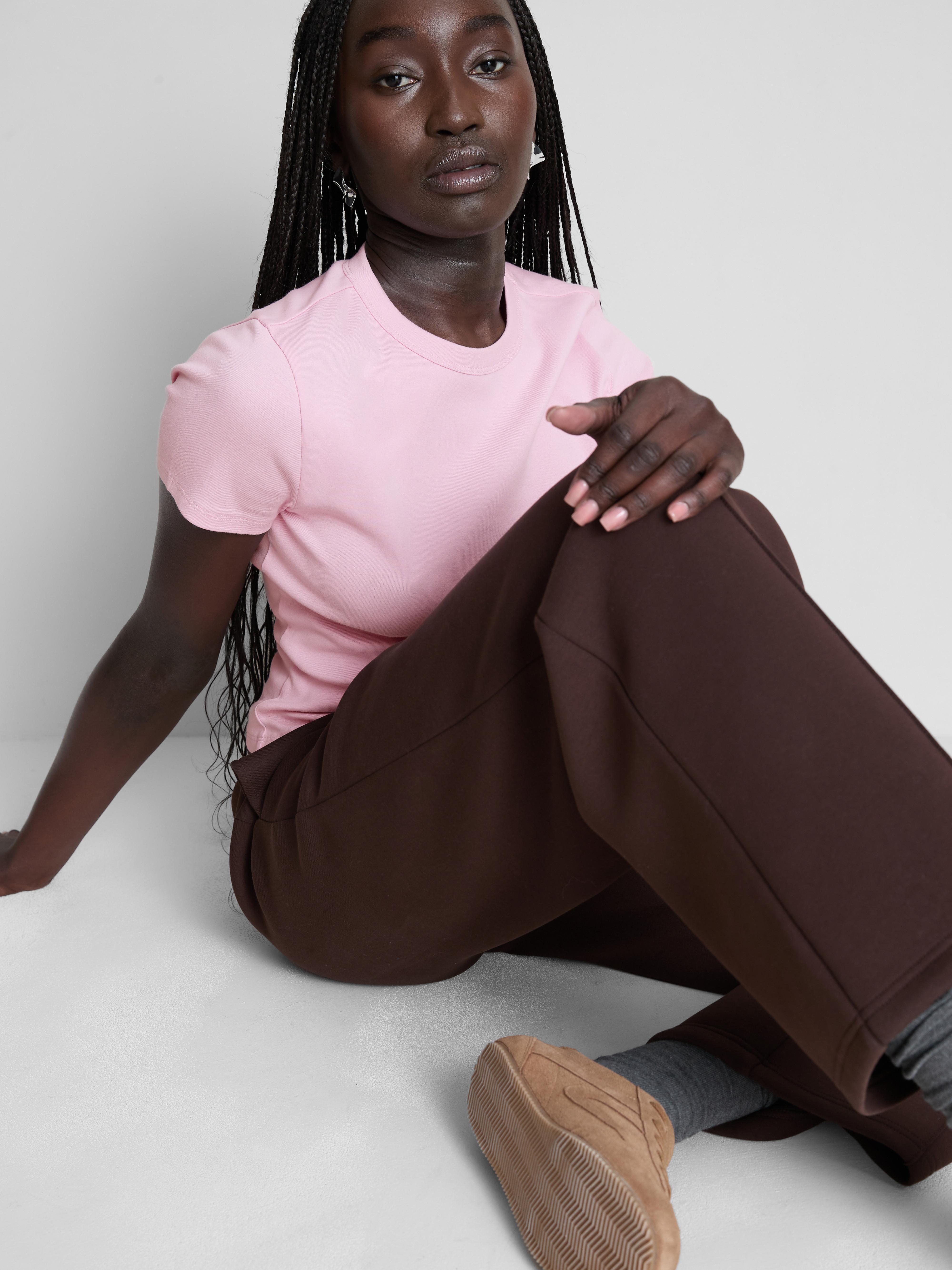 T-shirt basique rose fille | Okaïdi & Obaïbi
