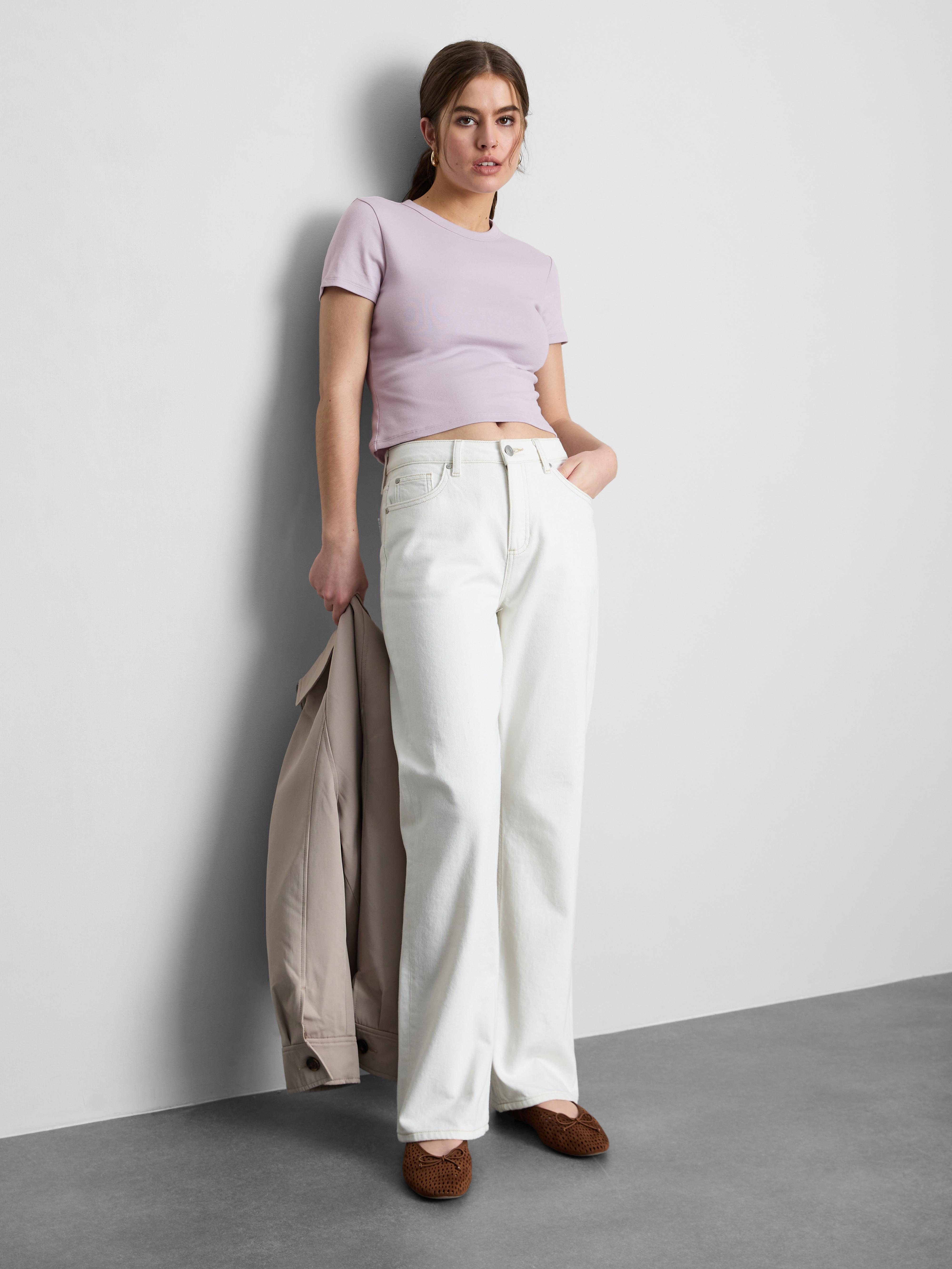 Essential Cotton Rich Baby Tee Lilac