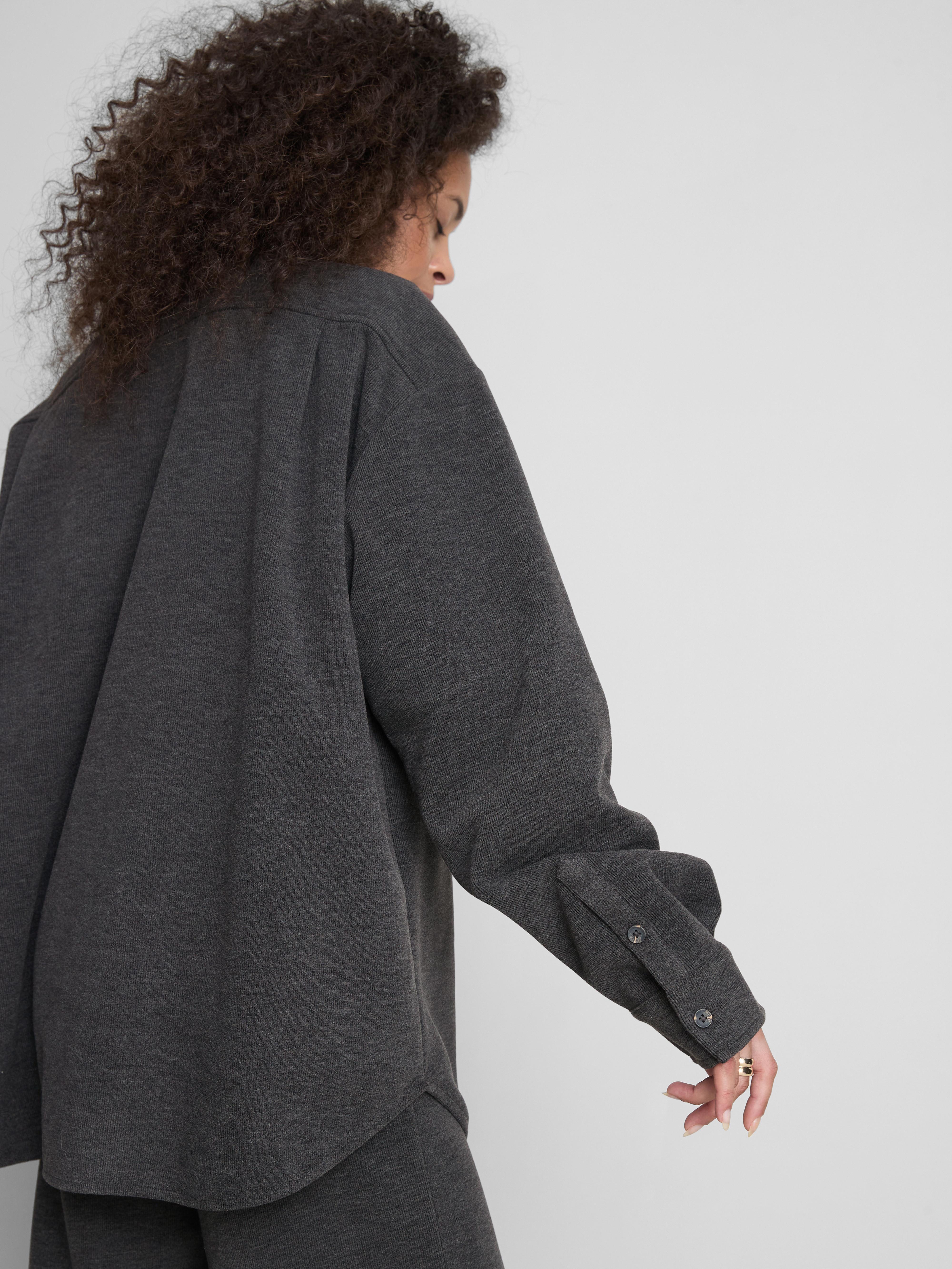 Women's Charcoal Jersey Shirt