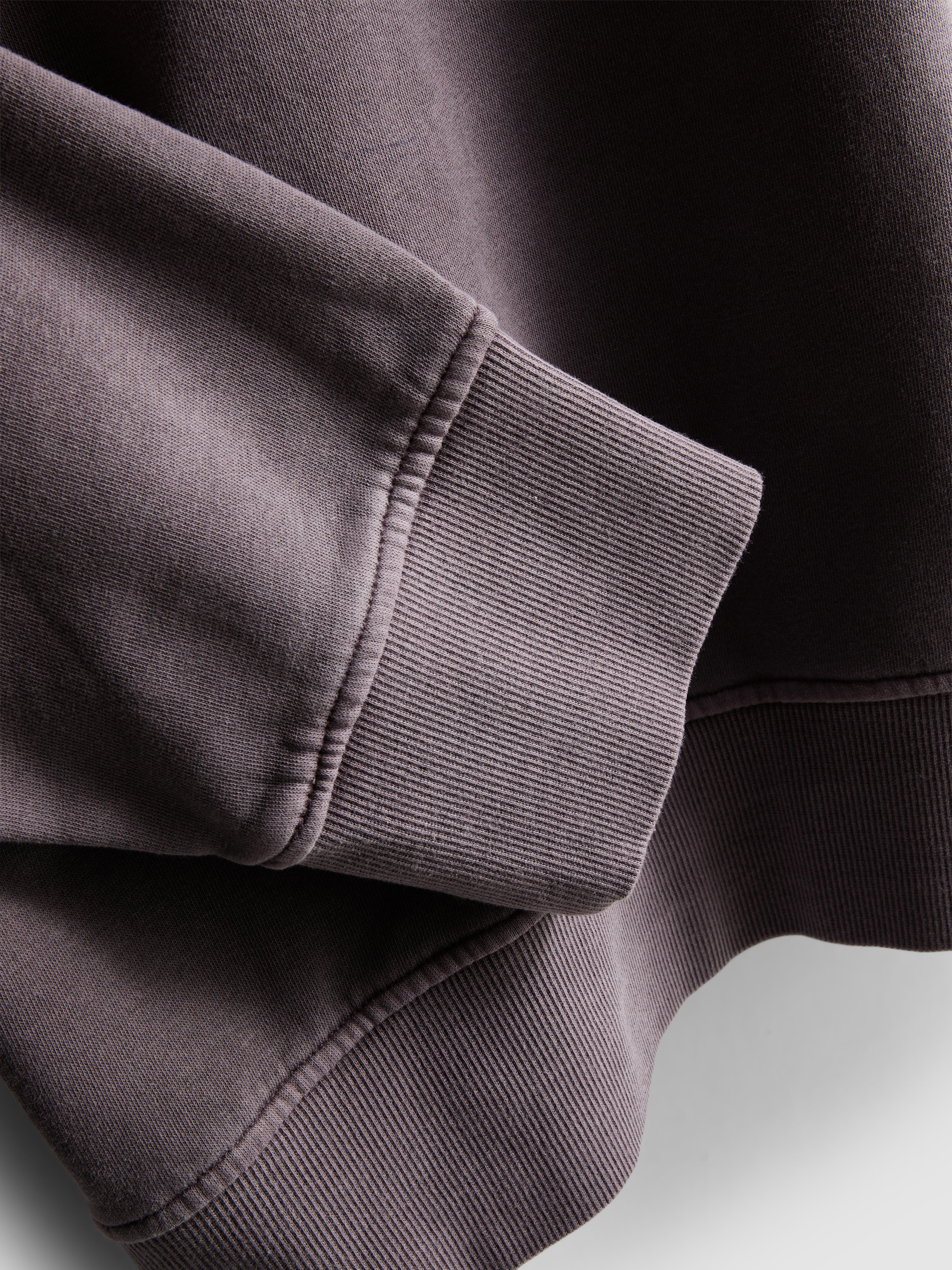 Women's Dark Purple Oversized Drop-Shoulder Sweatshirt