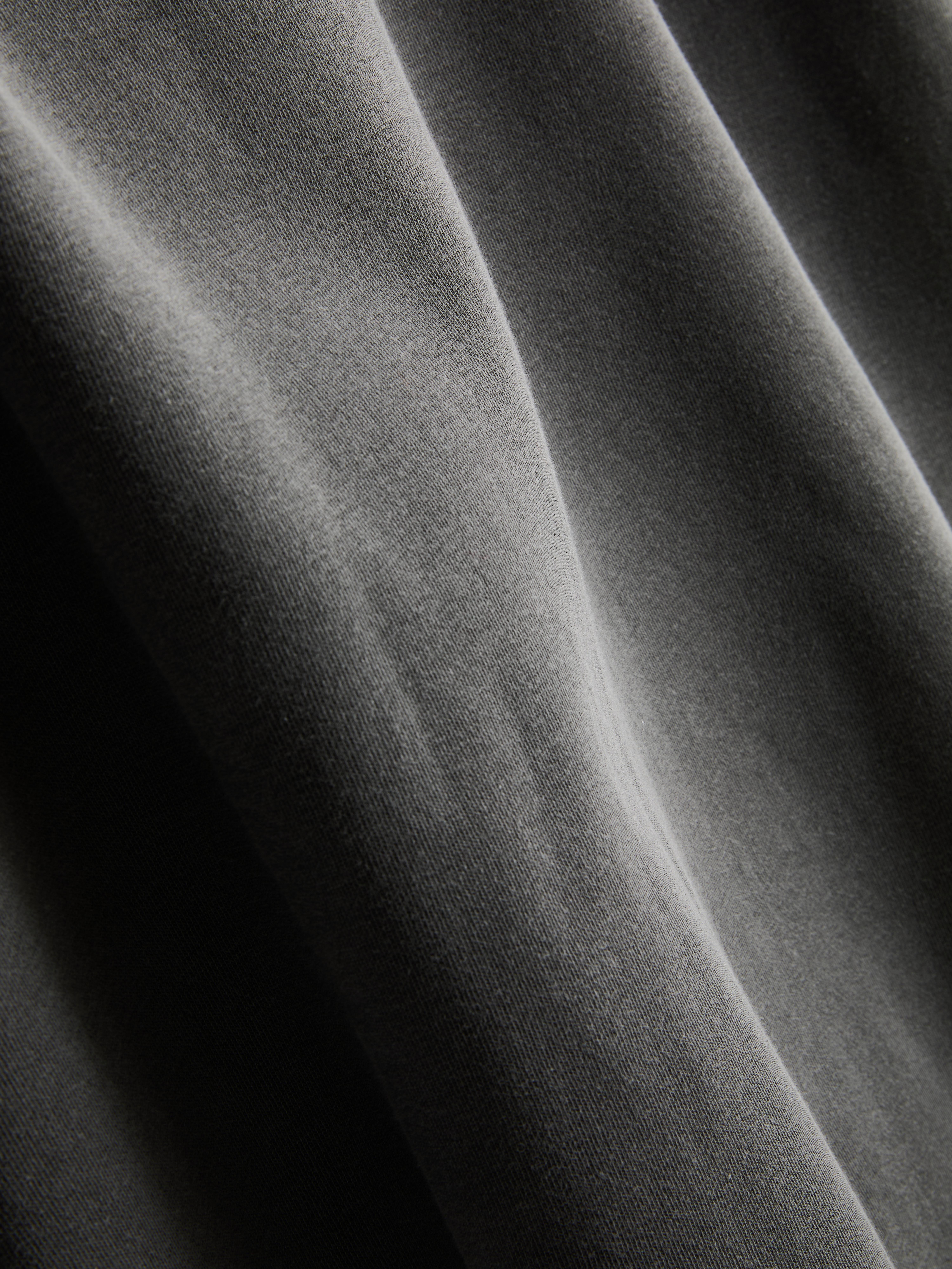 Women's Charcoal Oversized Drop-Shoulder Sweatshirt