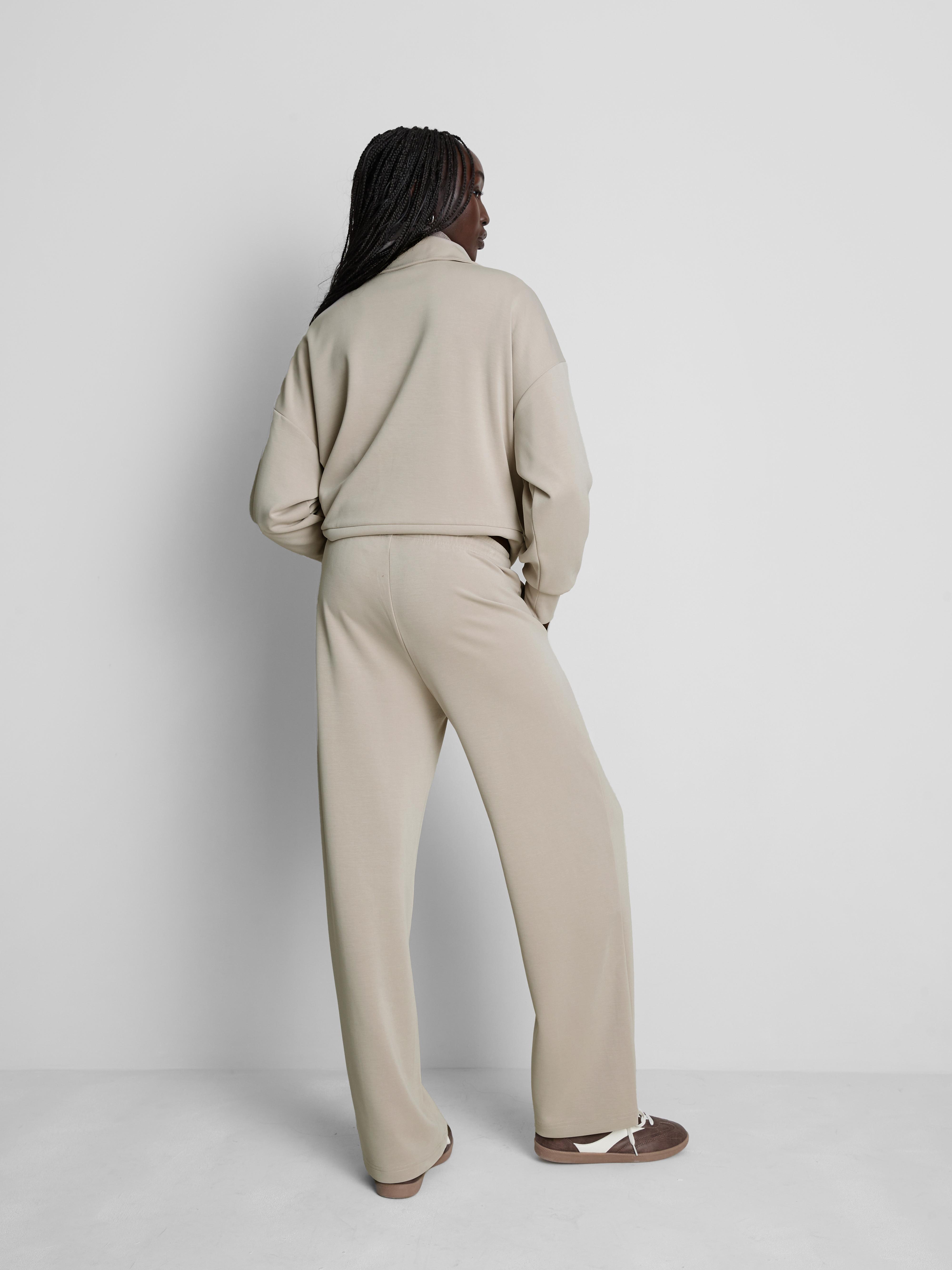 Smart Wide Leg Joggers