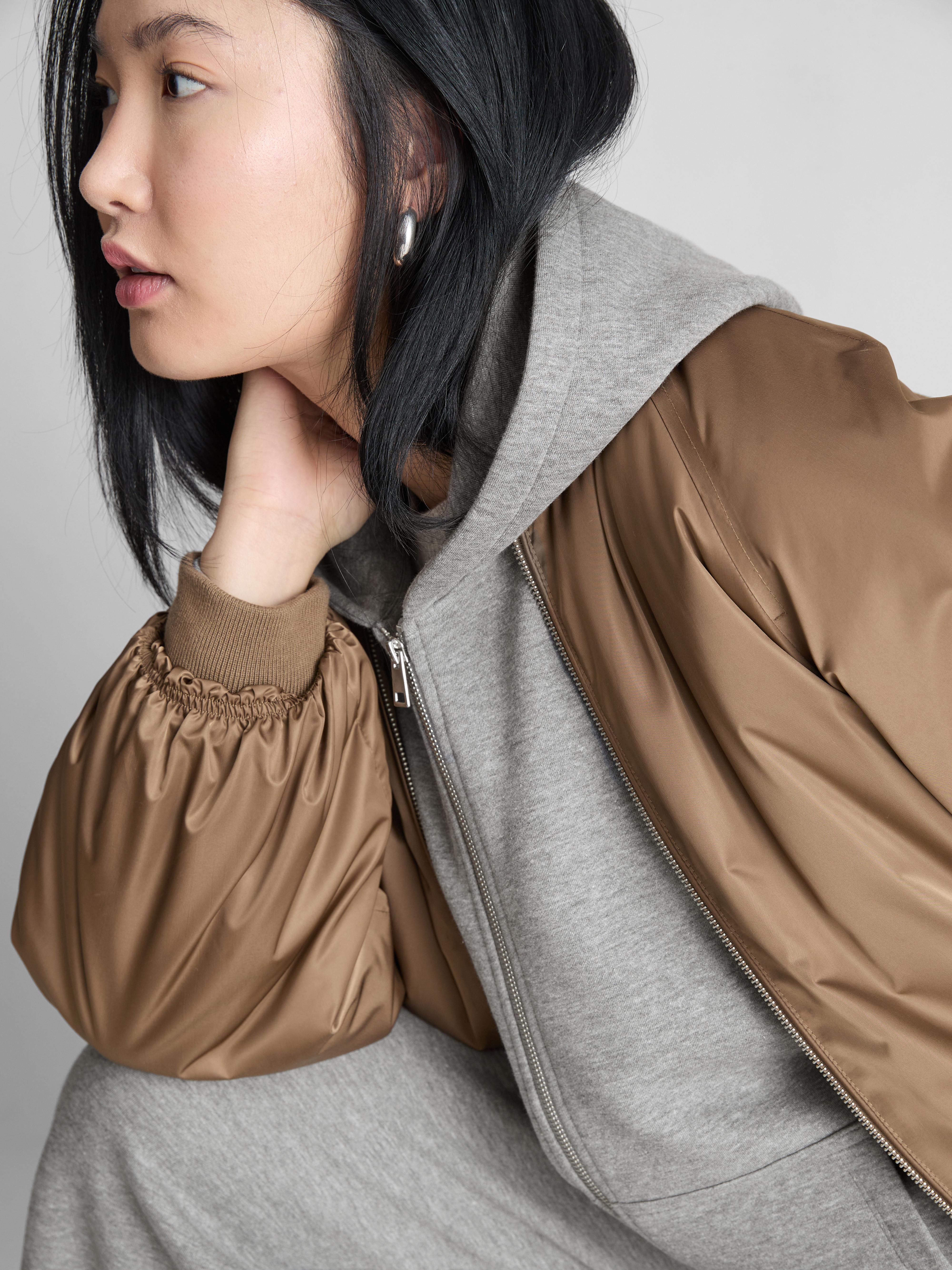 Women's Dark Gray Cotton Rich Zip Through Hoodie