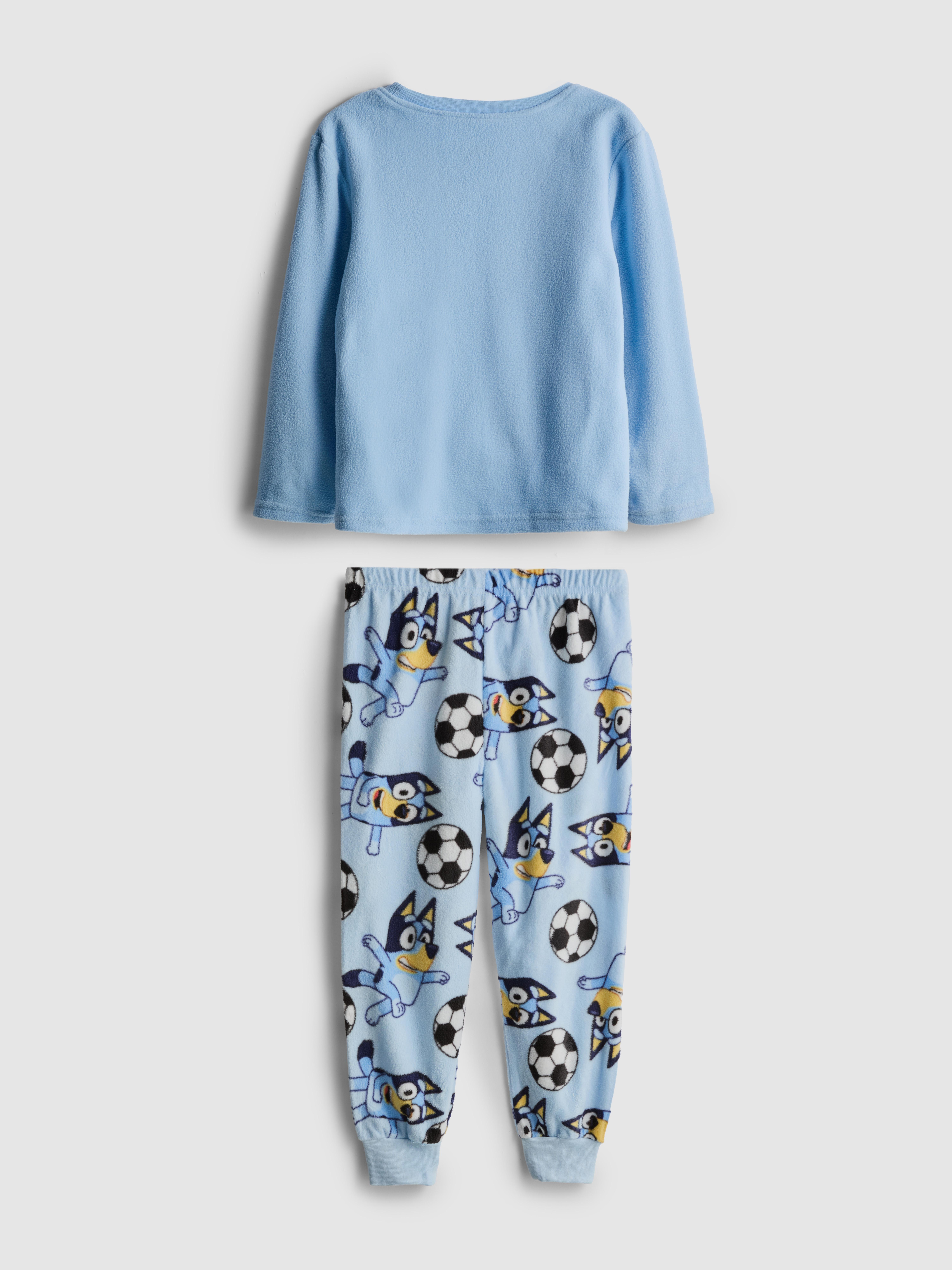 1.5-10yrs | Bluey Football Fleece Pyjamas