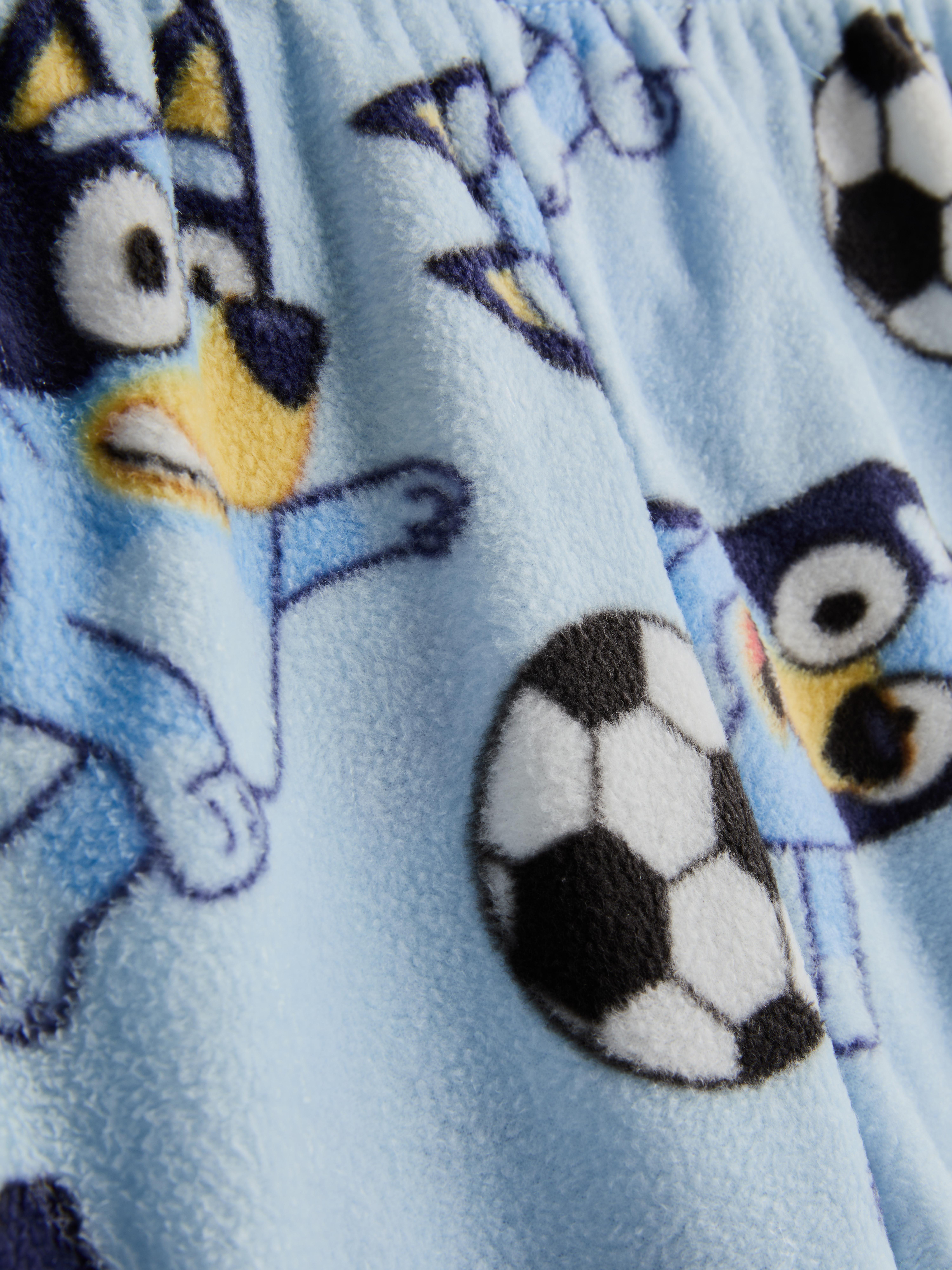 1.5-10yrs | Bluey Football Fleece Pyjamas