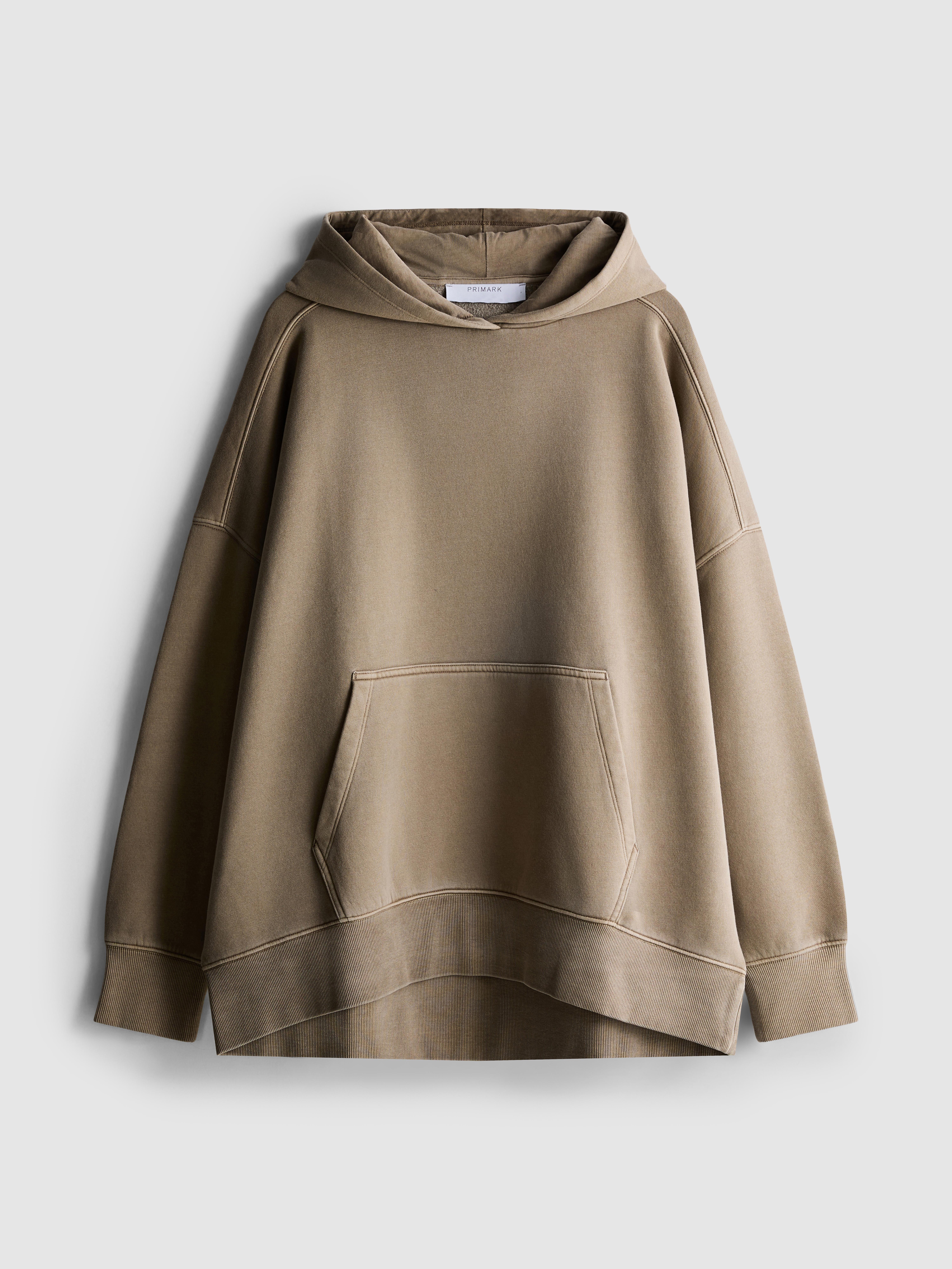 Oversized hoodie van katoenmix
