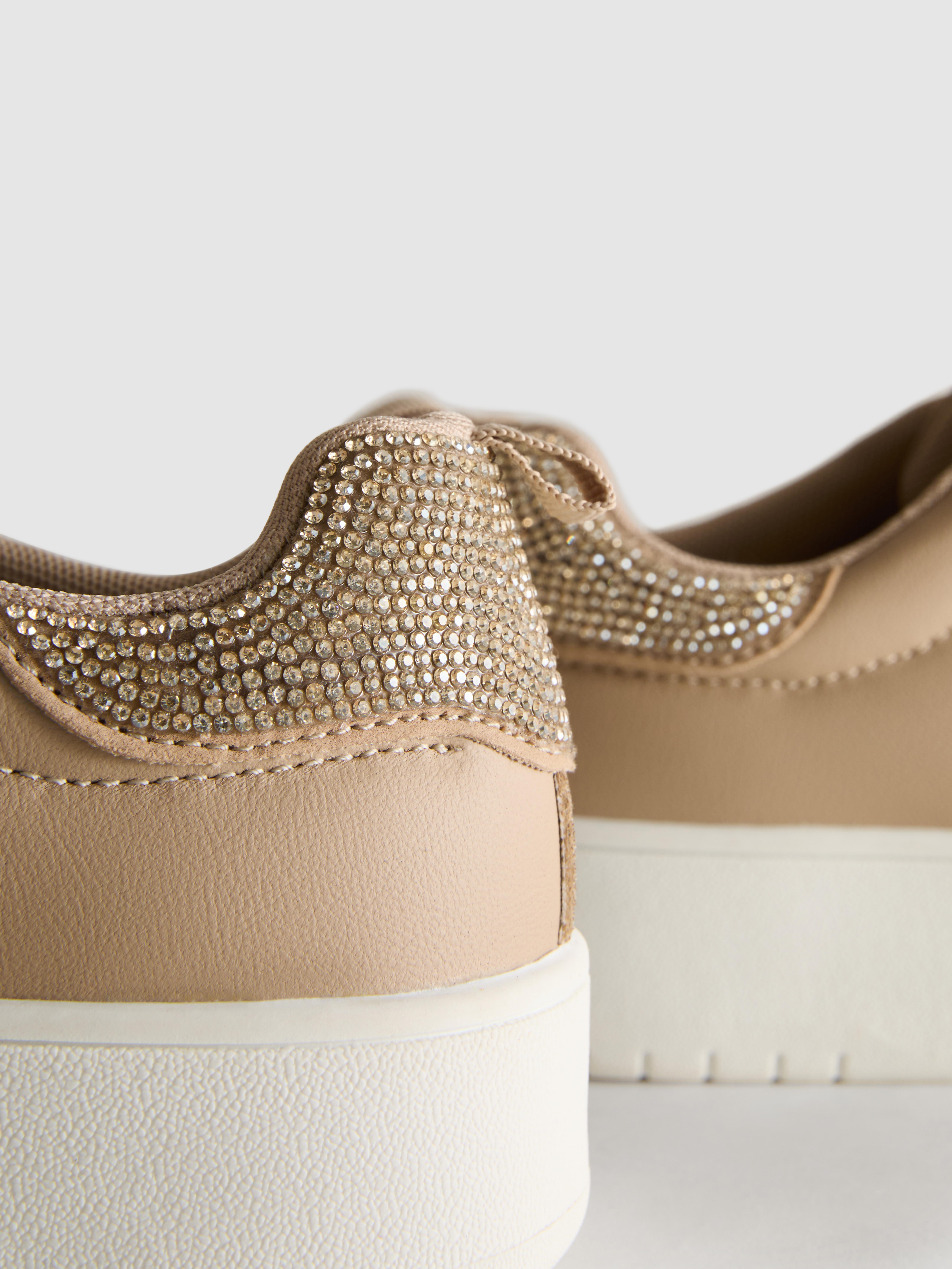 Ténis cano baixo brilhantes