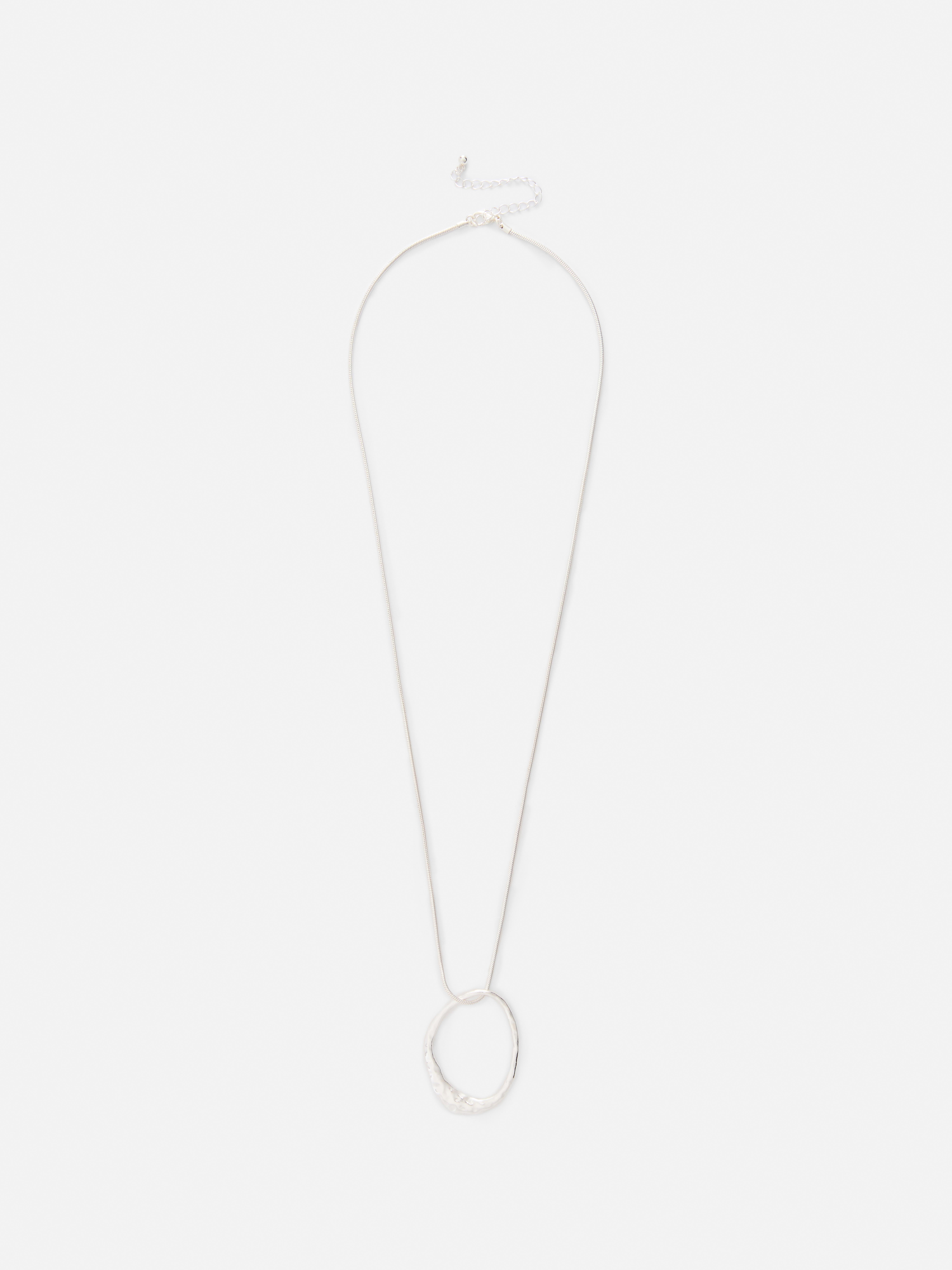 The Edit Long Round Pendant