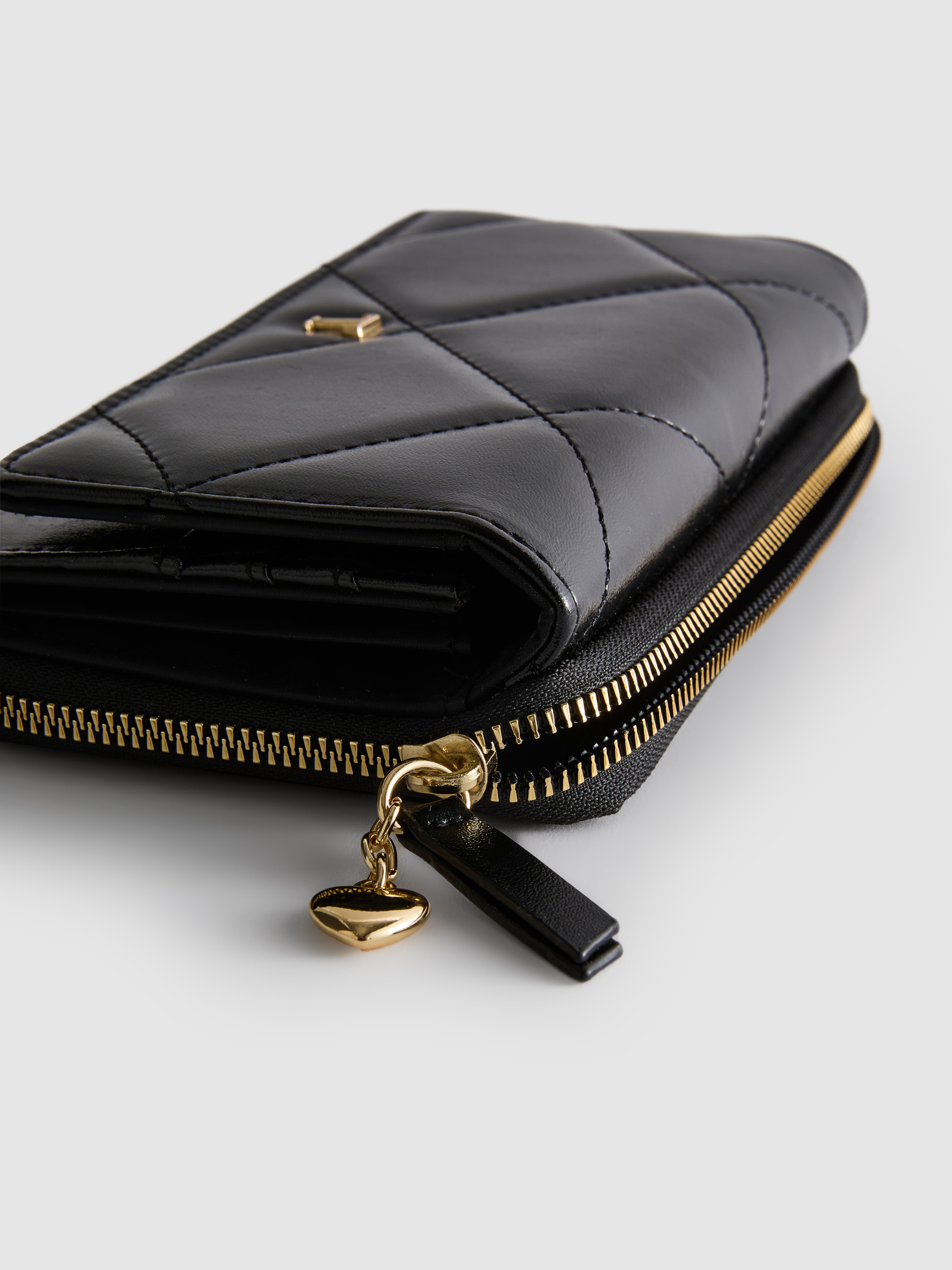 Quilted Initial Purse