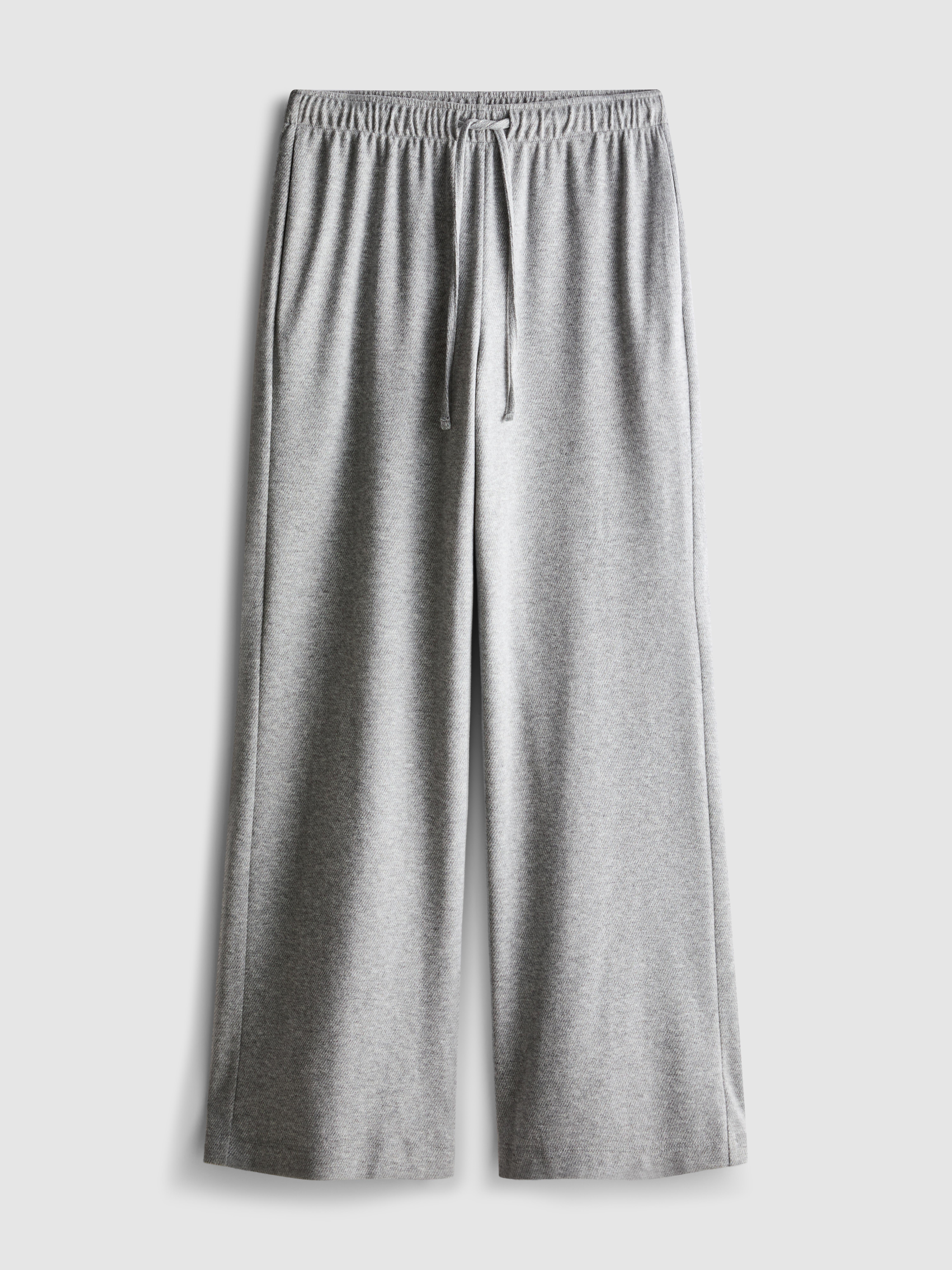 Women's Light Gray Relaxed Straight-Leg Joggers