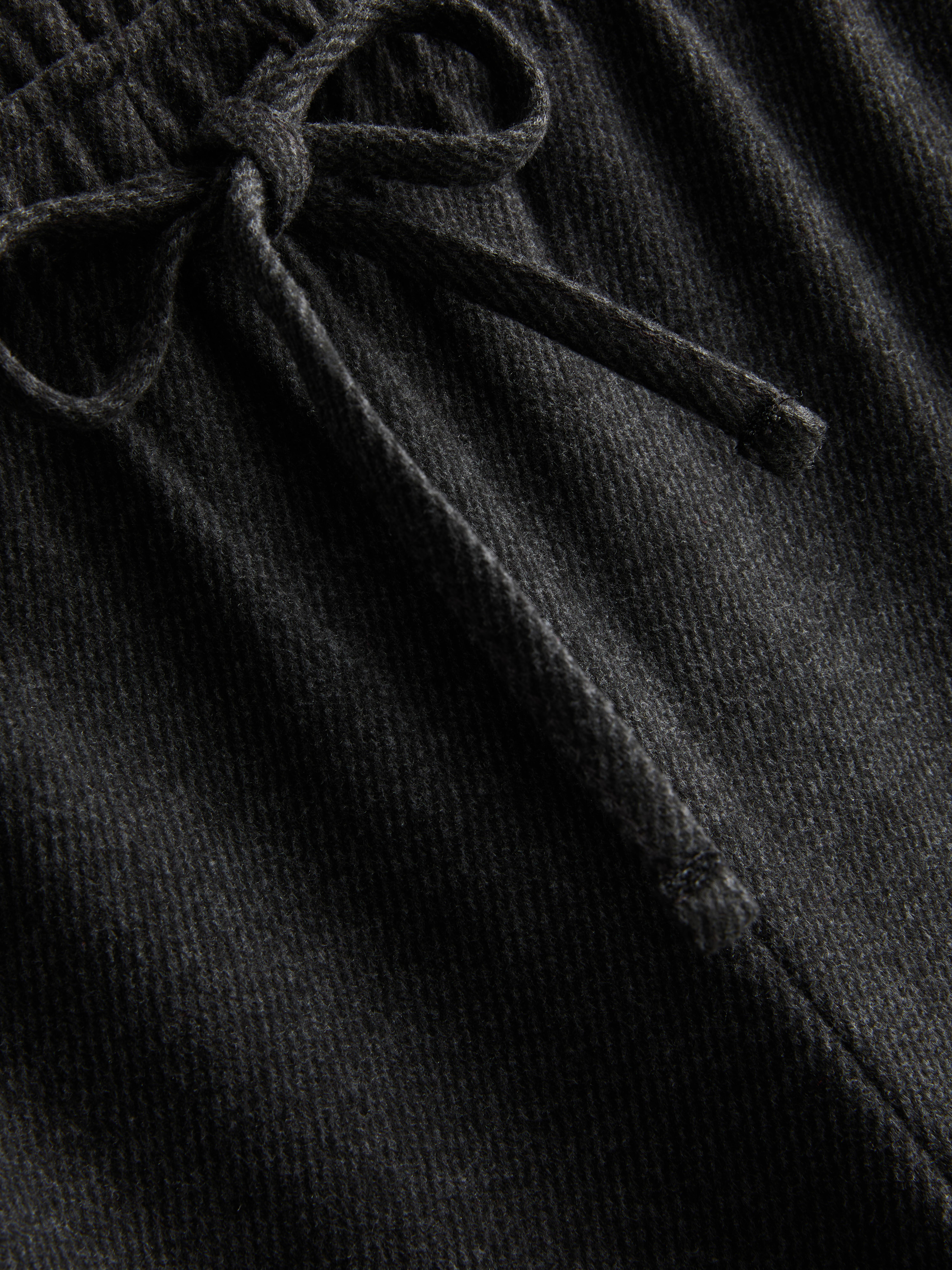 Women's Charcoal Relaxed Straight-Leg Joggers