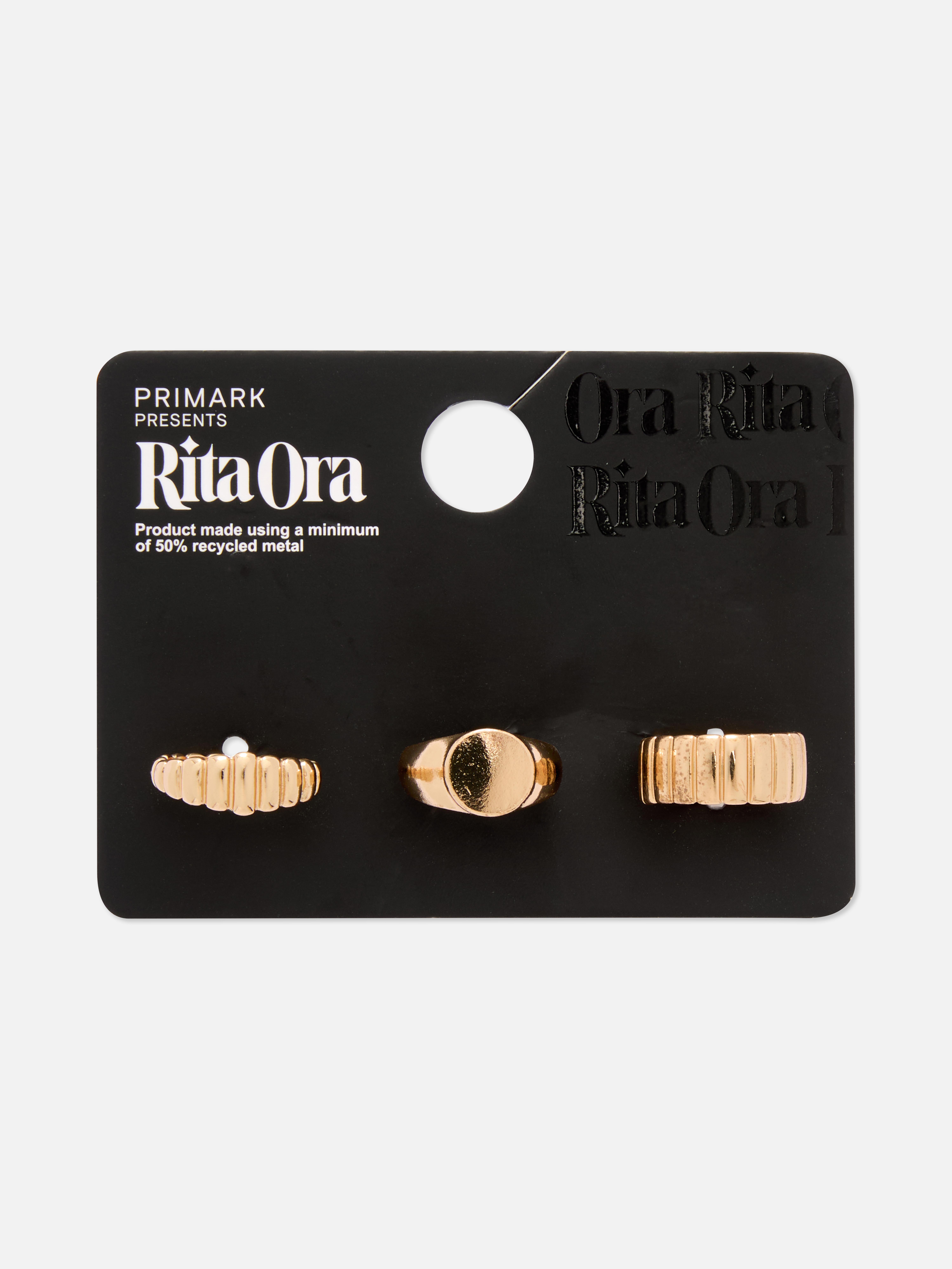 3 anelli spessi Rita Ora