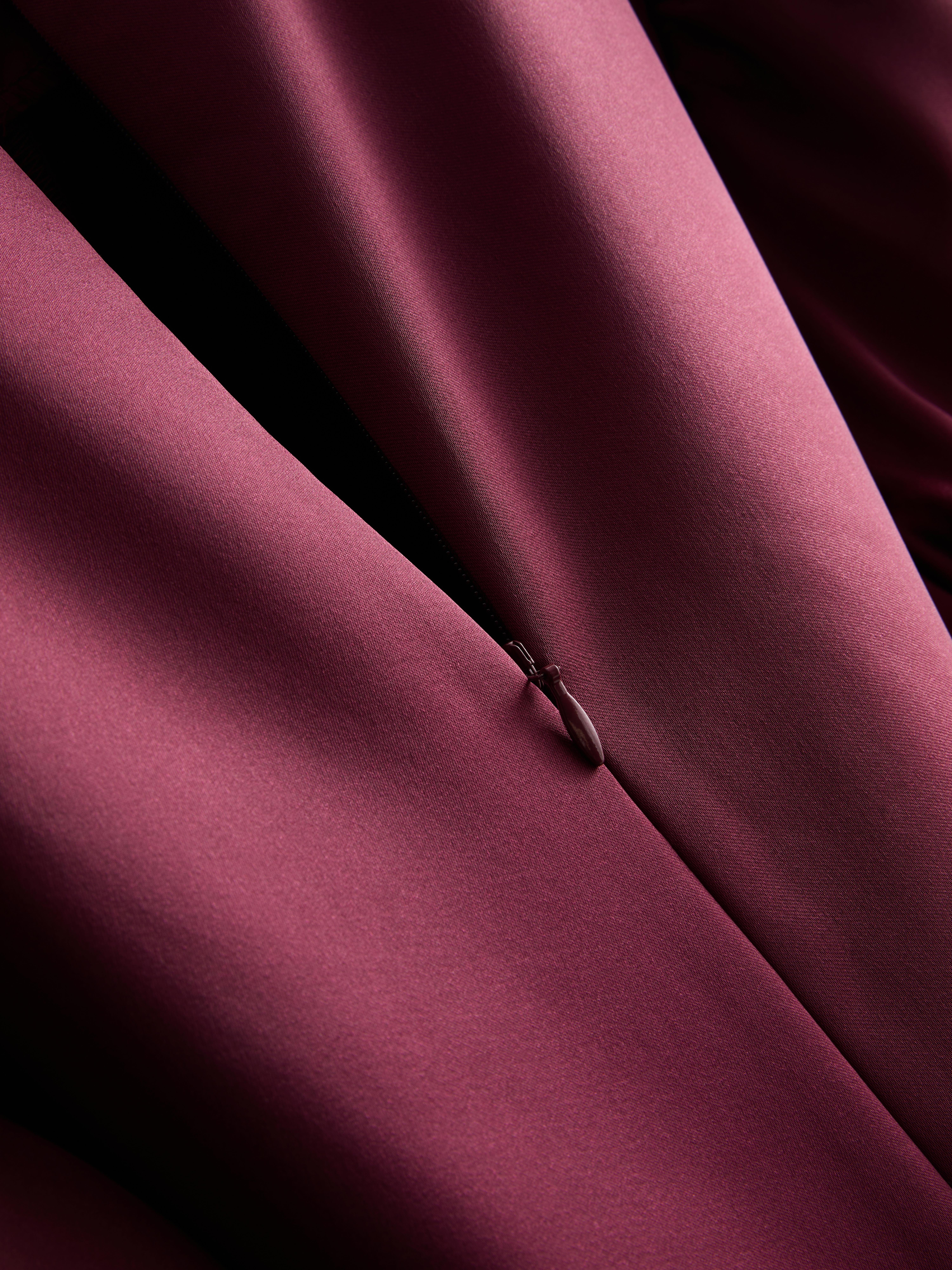 Puff Sleeve Satin Top