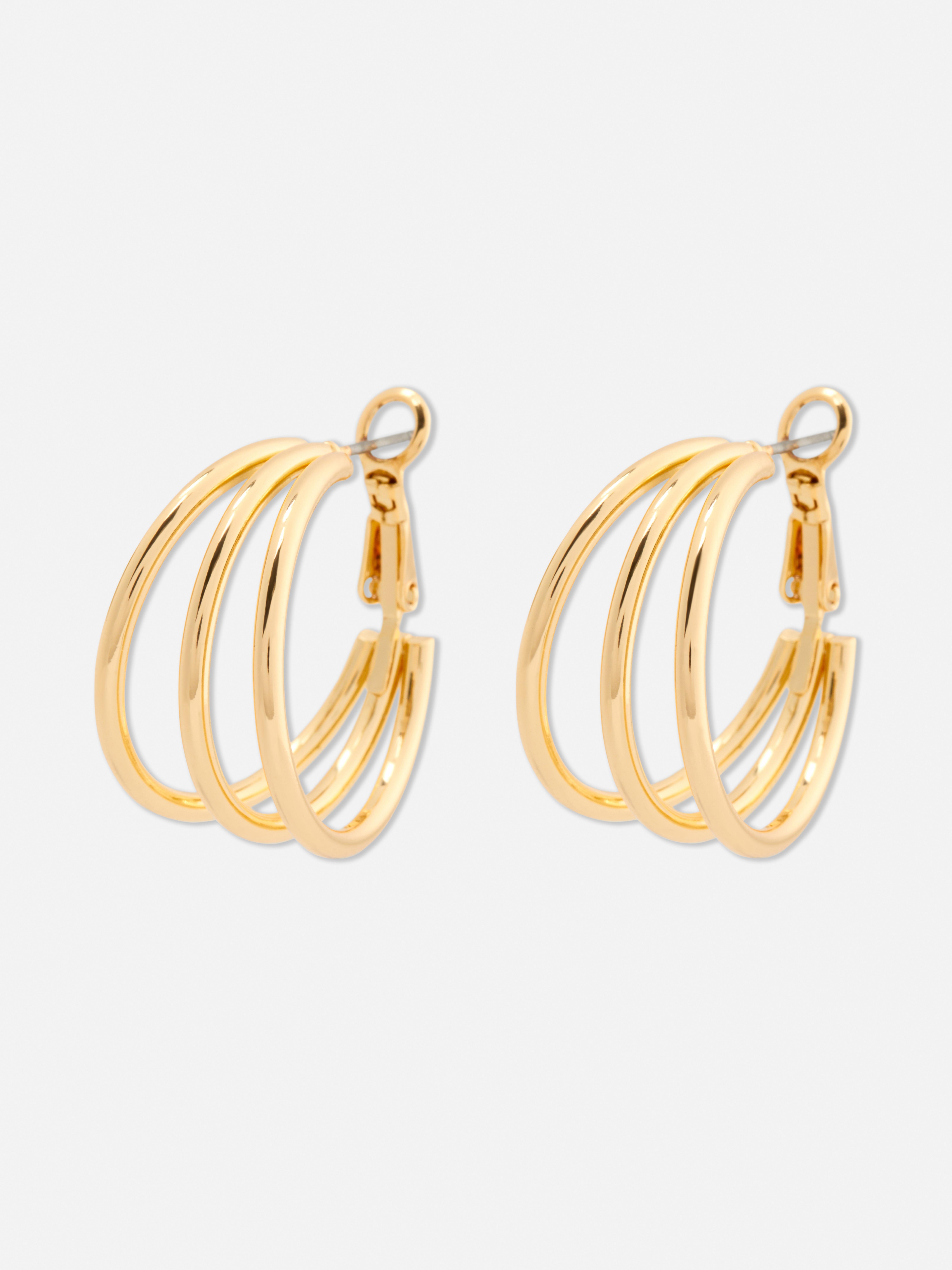The Edit Triple-Hoop Earrings