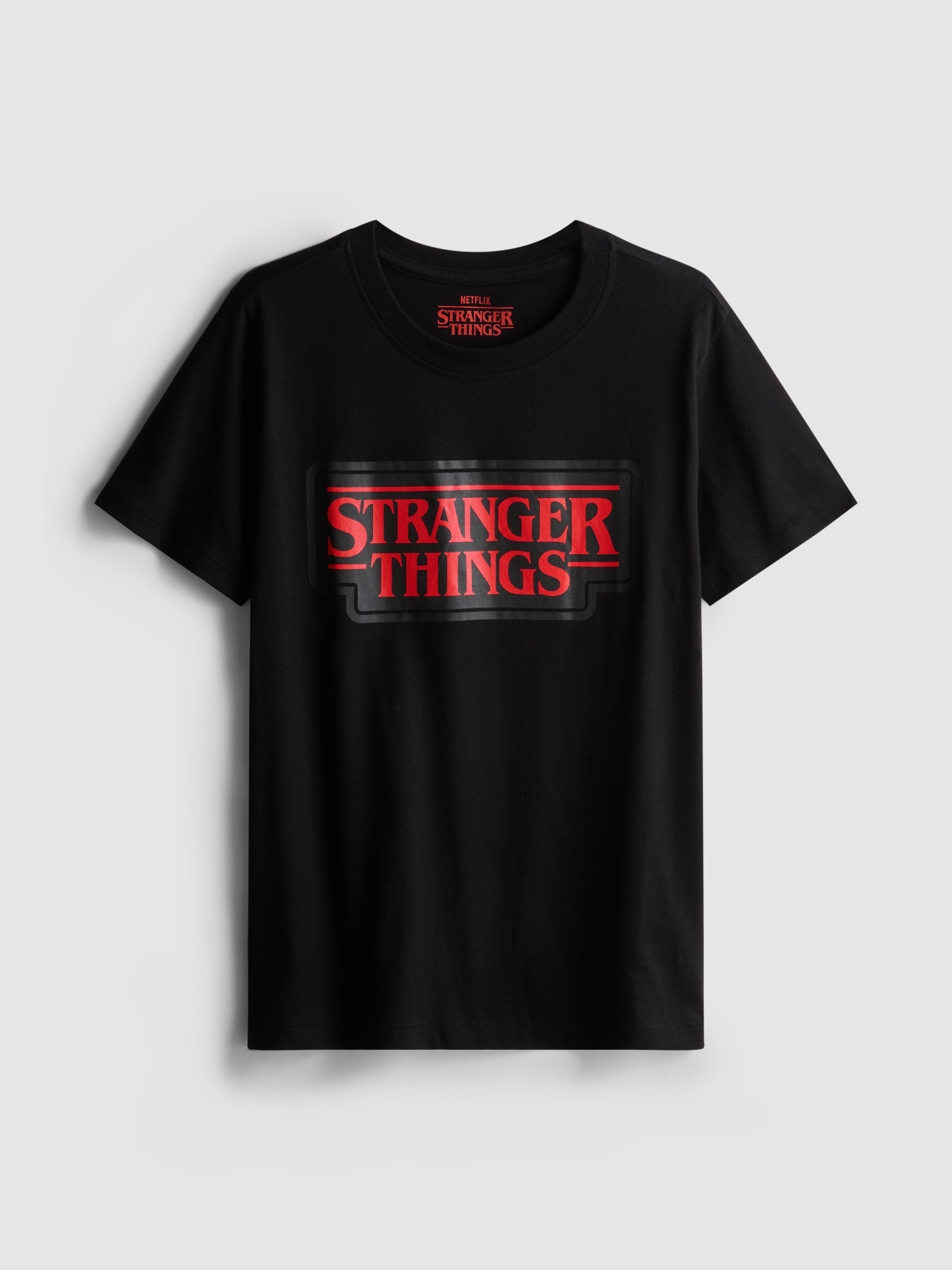 Stranger Things Cotton Logo Tee