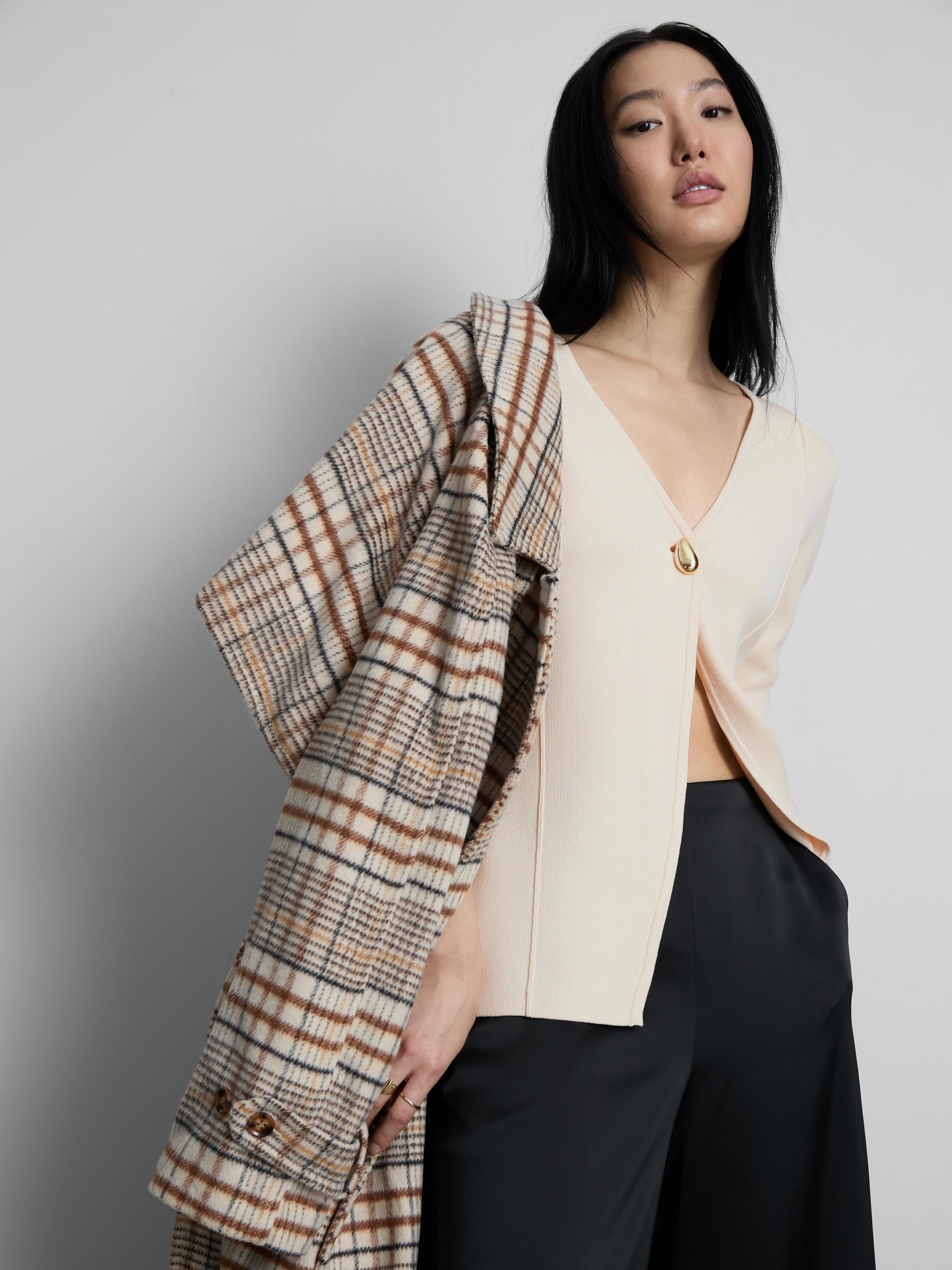 „The Edit“ Cardigan mit Ziernähten