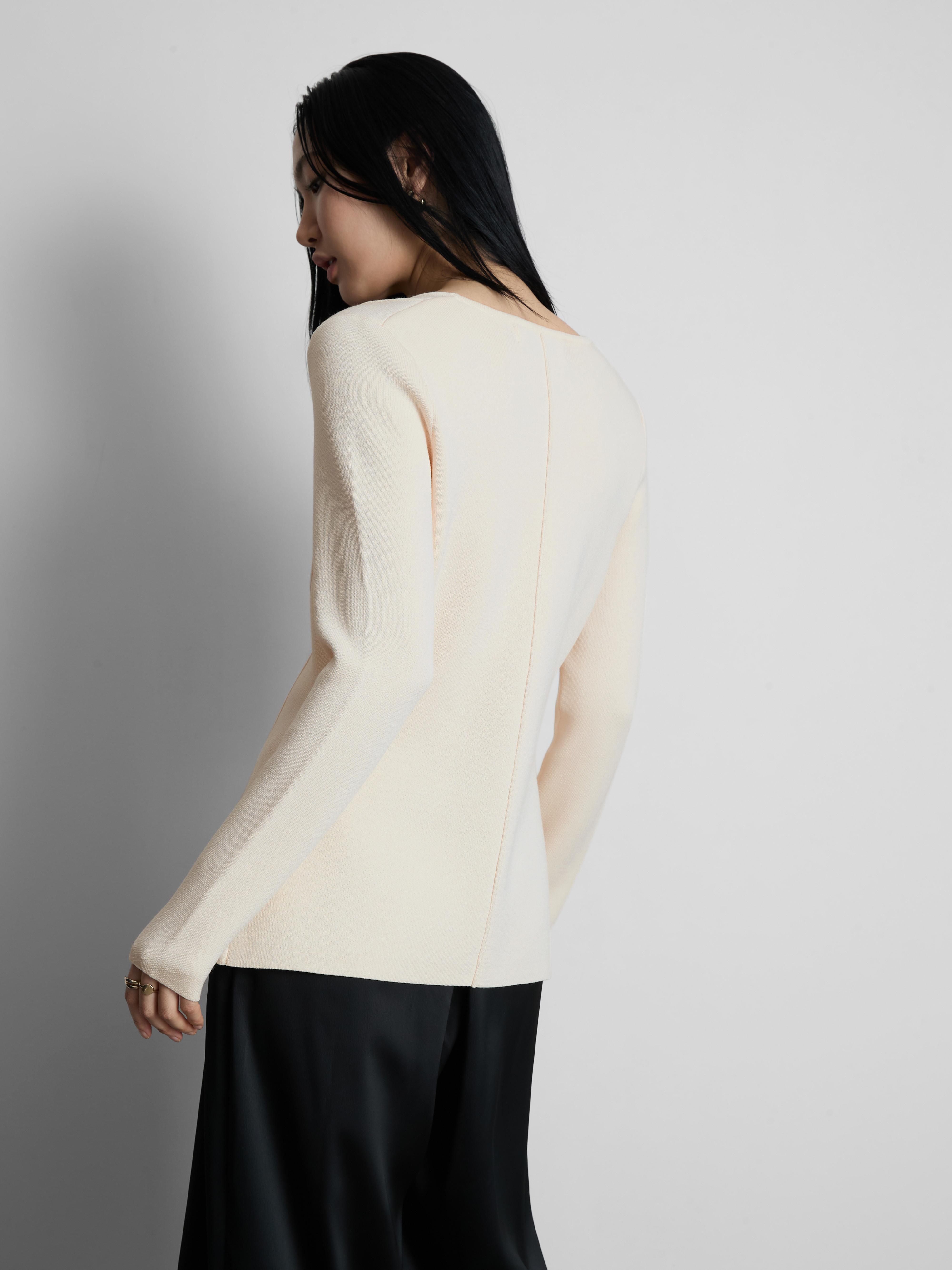 „The Edit“ Cardigan mit Ziernähten