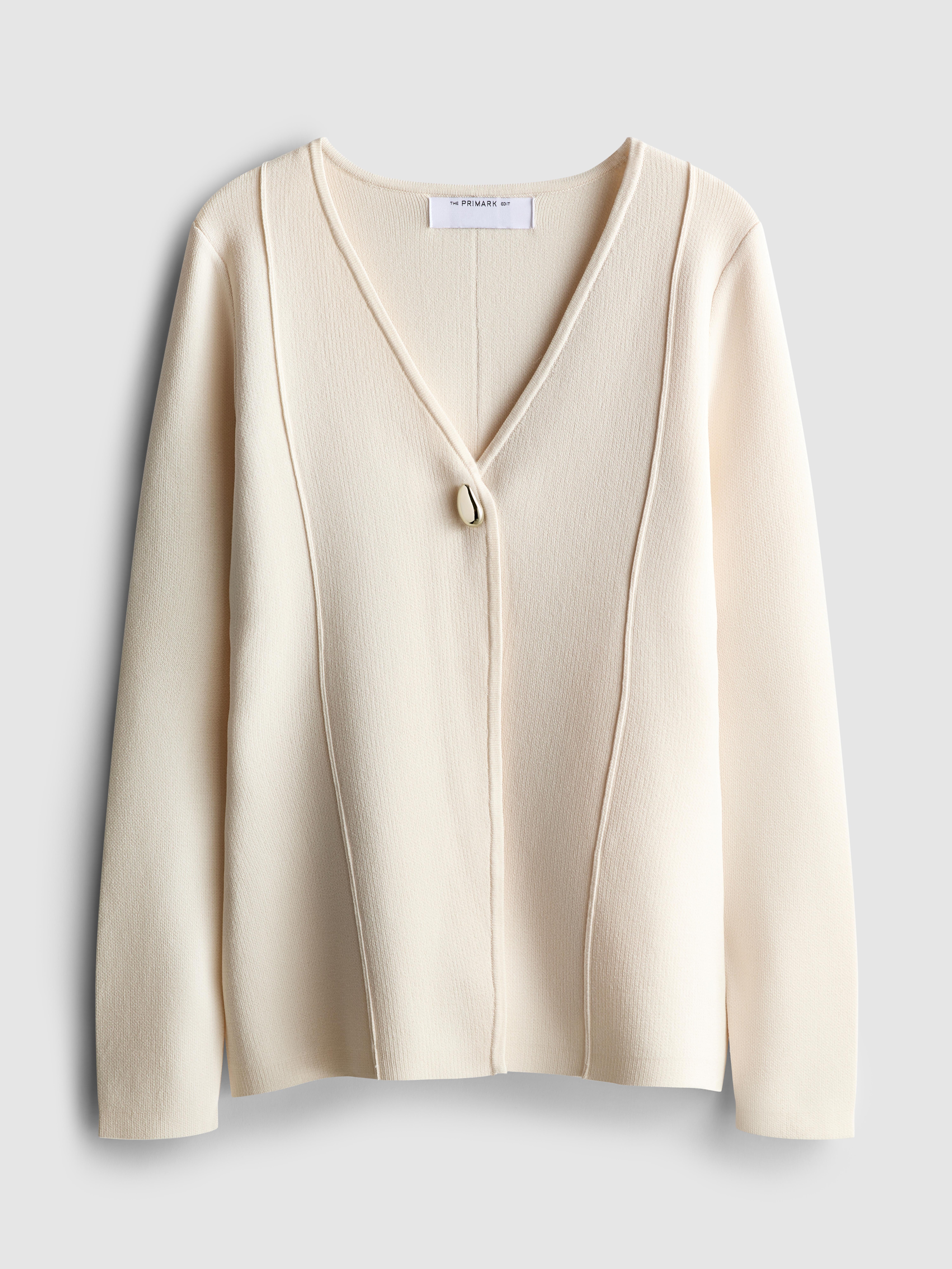 „The Edit“ Cardigan mit Ziernähten