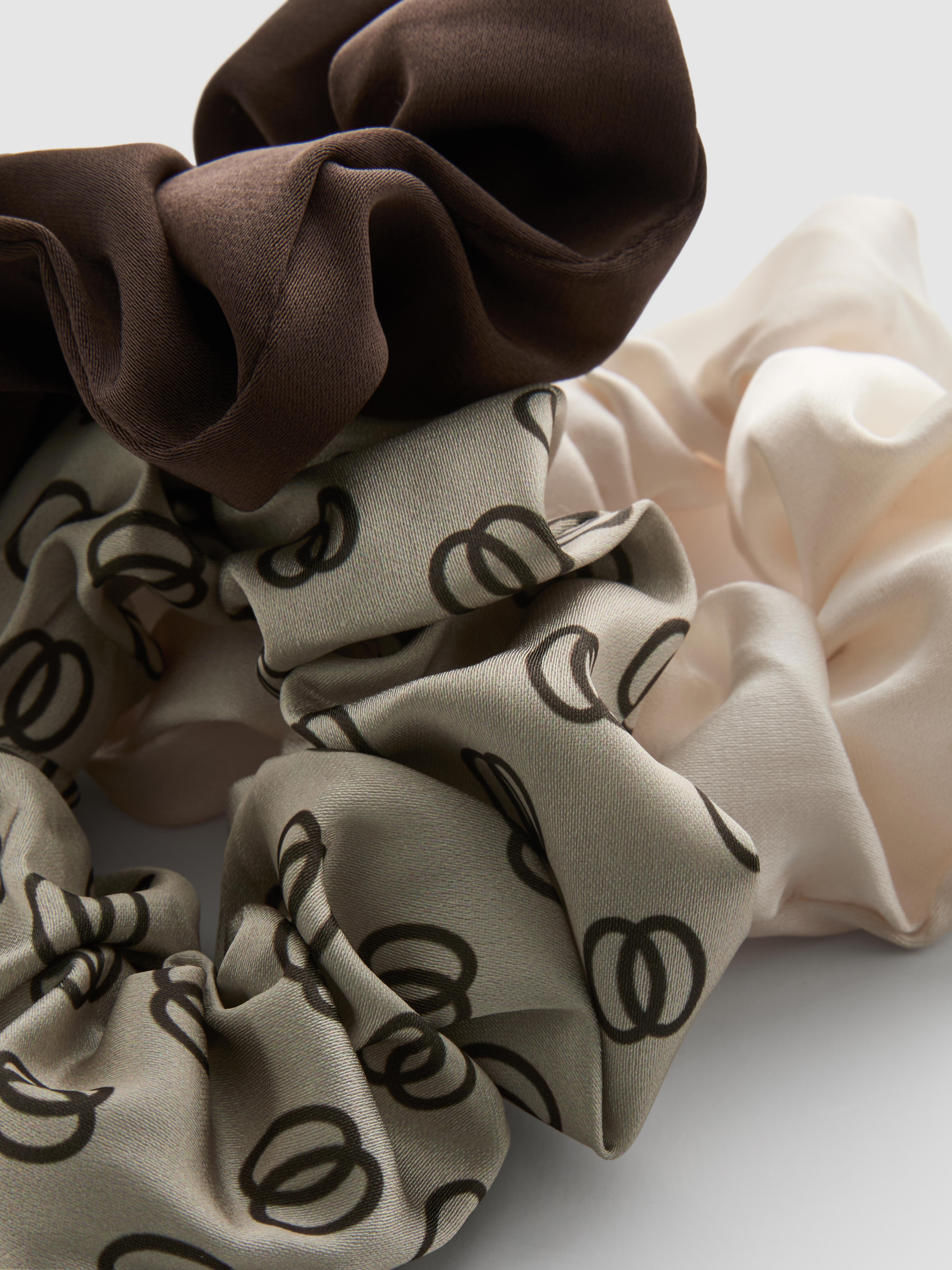 3-Pack Multi Scrunchies