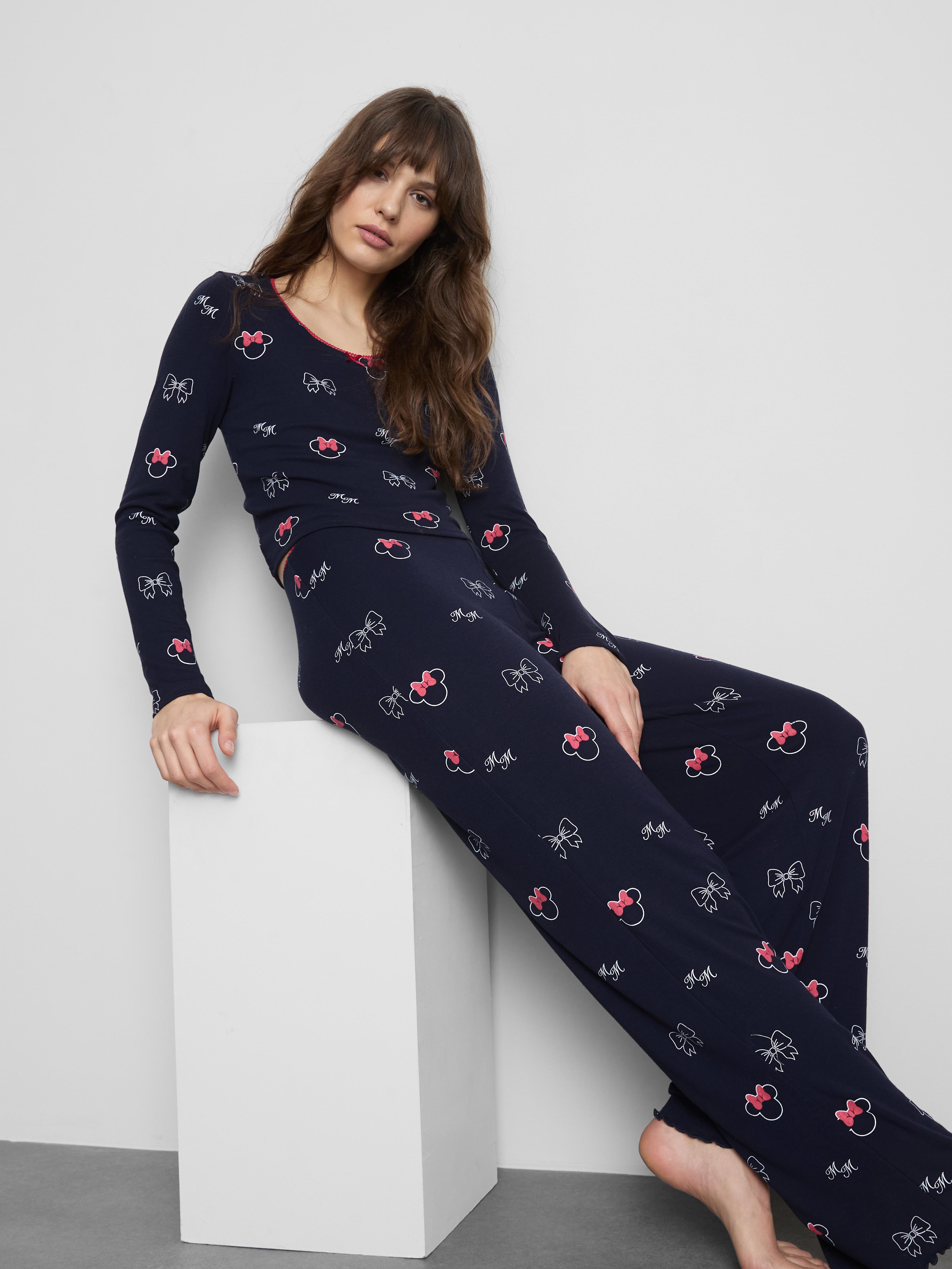 Disney’s Minnie Mouse Printed Pointelle Pyjama Top