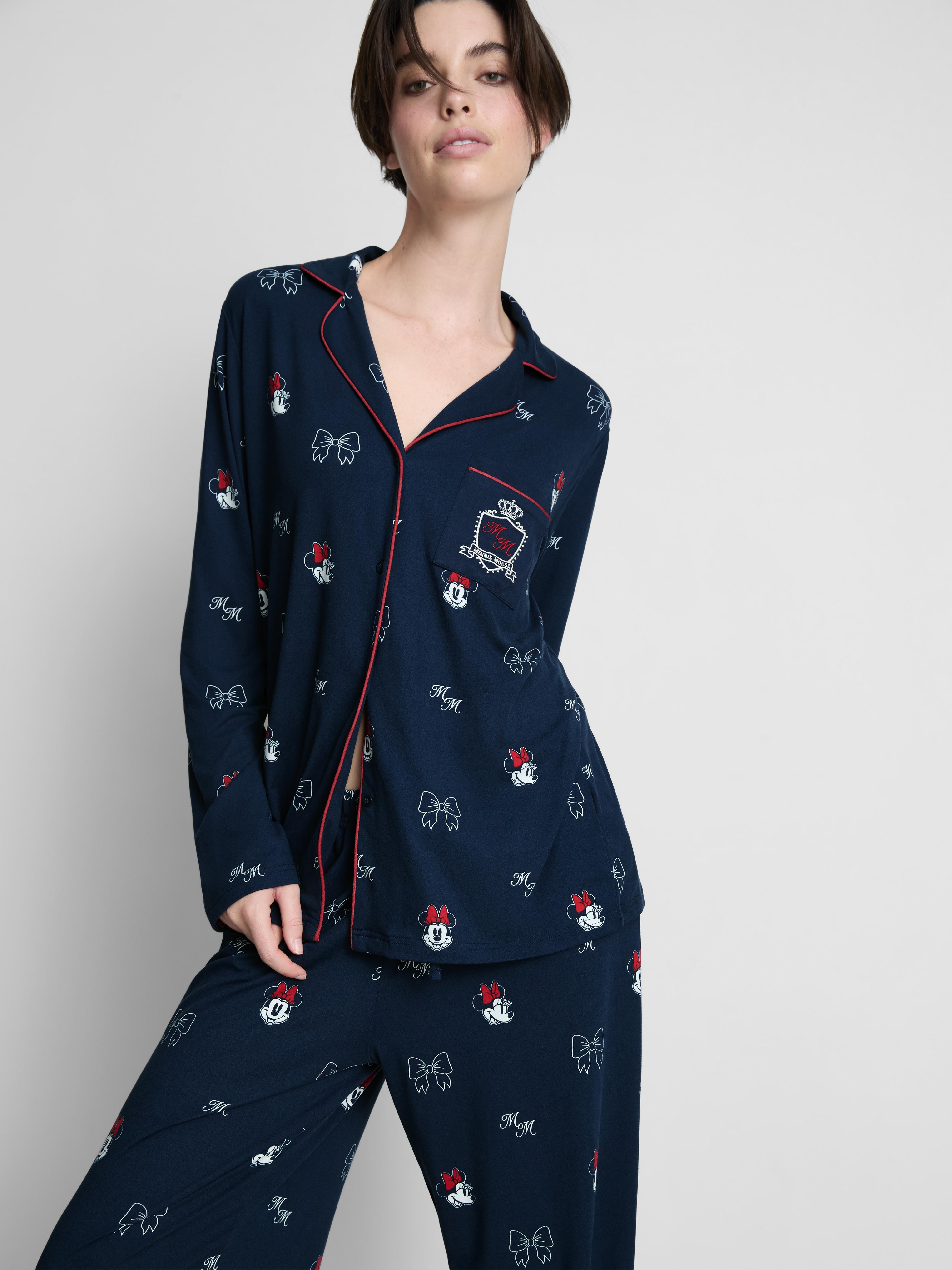 Disney’s Minnie Mouse Printed Boyfriend Pajamas
