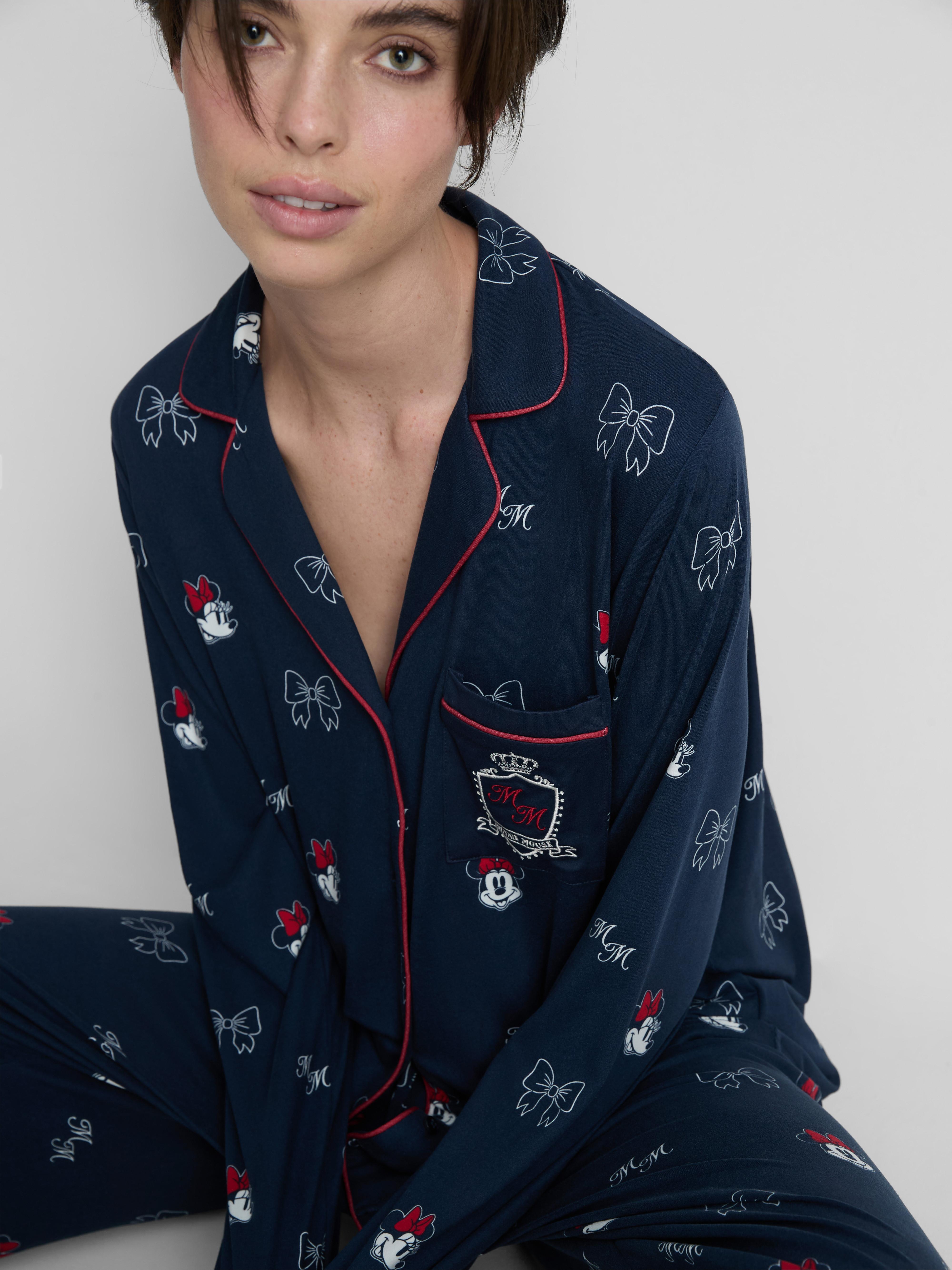 Disney’s Minnie Mouse Printed Boyfriend Pajamas